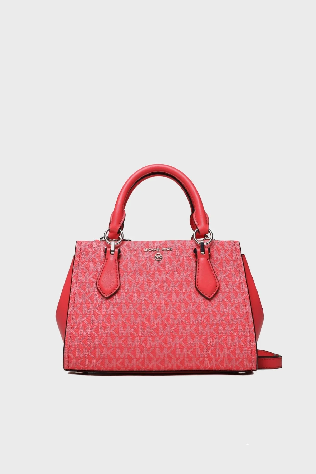 Michael Kors Logolu Çıkarılabilir Uzatma Askılı 32T2S6AC1V615 Bayan Çanta 32T2S6AC1V 615 PEMBE - 1