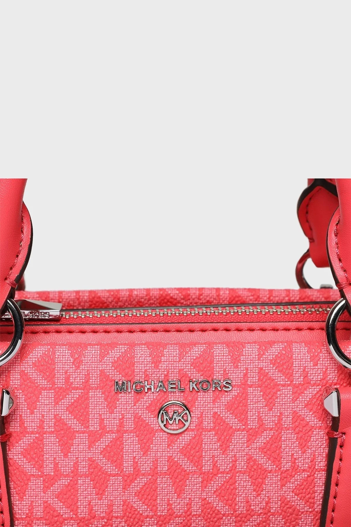 Michael Kors Logolu Çıkarılabilir Uzatma Askılı 32T2S6AC1V615 Bayan Çanta 32T2S6AC1V 615 PEMBE - 5