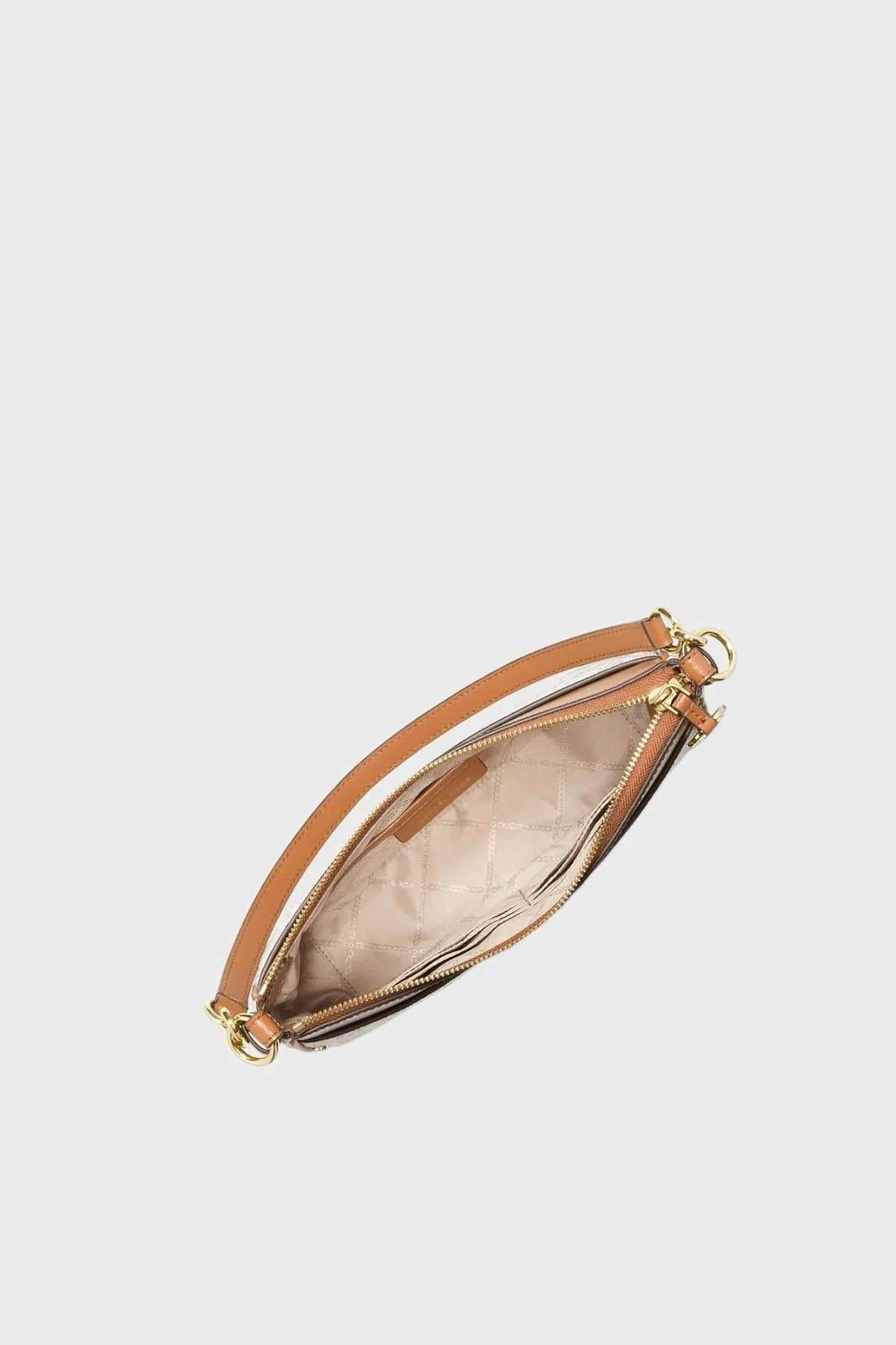 Michael Kors Logolu Çıkarılabilir Uzatma Askılı Bayan Çanta 32S1GT9C8B 149 KREM - 4