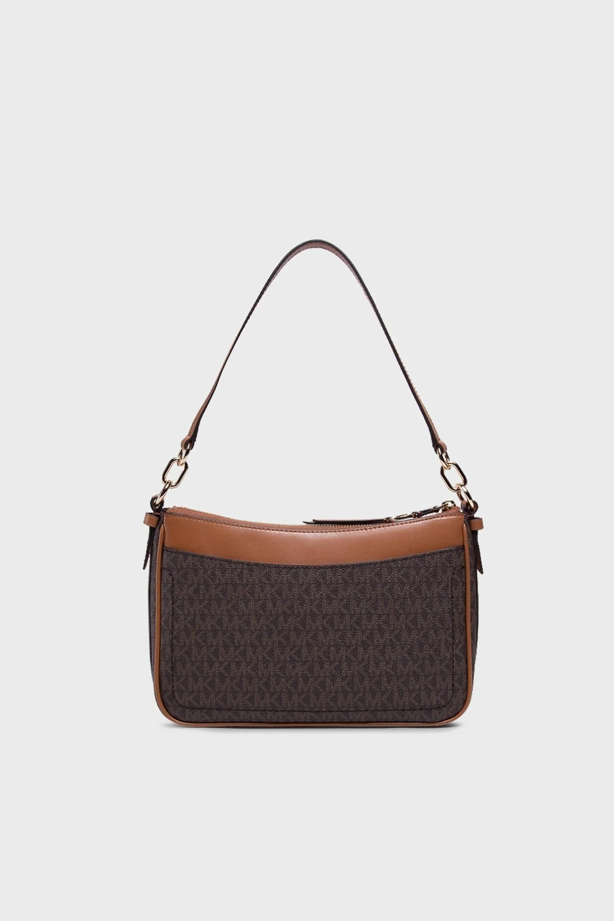 Michael Kors Logolu Çıkarılabilir Uzatma Askılı Bayan Çanta 32S1GT9C8B 252 KAHVE - 5