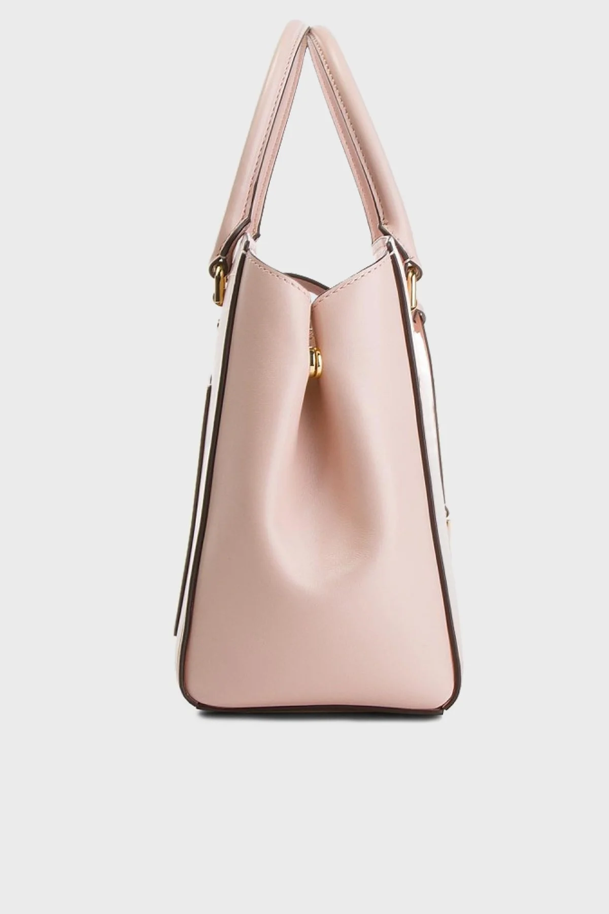 Michael Kors Çıkarılabilir Askılı Hakiki Deri Benning 30T8GN4S3L187 Bayan Çanta 30T8GN4S3L 187 PUDRA - 3