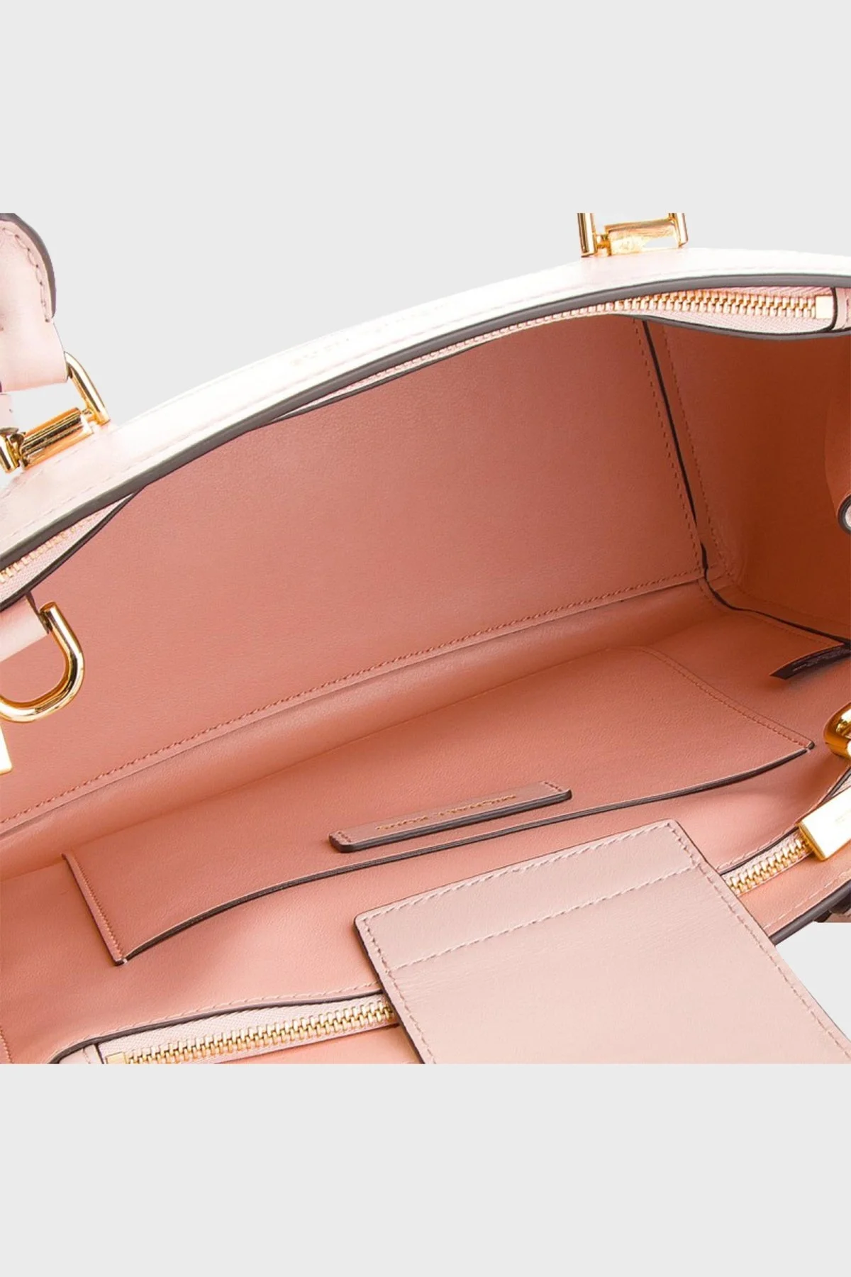 Michael Kors Çıkarılabilir Askılı Hakiki Deri Benning 30T8GN4S3L187 Bayan Çanta 30T8GN4S3L 187 PUDRA - 4