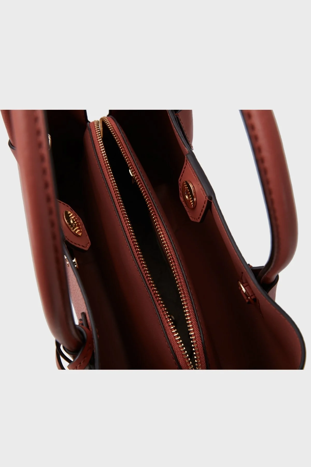 Michael Kors Logolu Çıkarılabilir Uzatma Askılı Mercer Gallery Bayan Çanta 30H7GZ5T6A 821 KİREMİT - 4