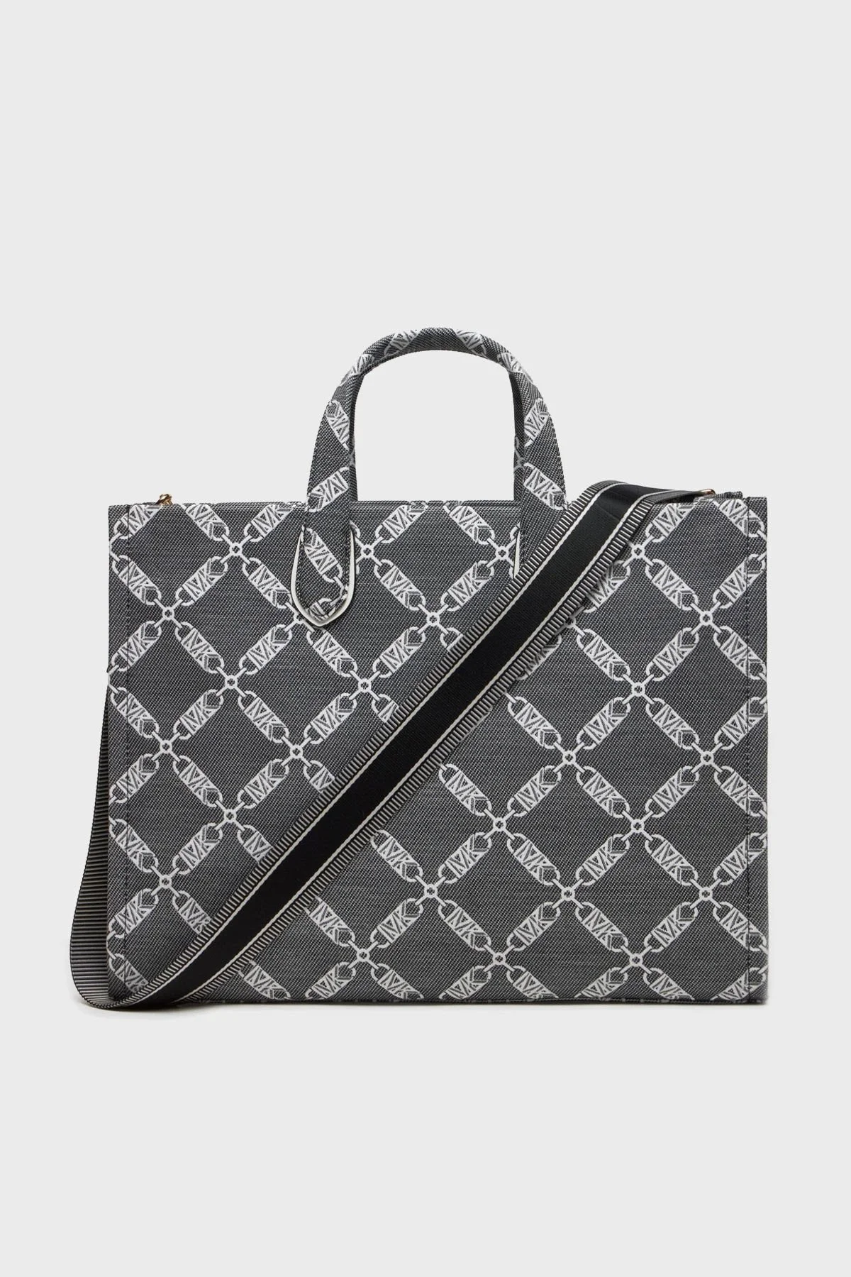 Michael Kors Logolu Çıkarılabilir Uzatma Askılı Tote 30S4G3GT3J012 Bayan Çanta 30S4G3GT3J 012 SİYAH - 5