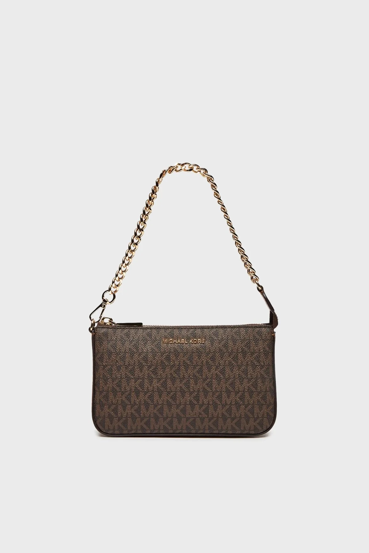 Michael Kors Logolu Çıkarılabilir Zincir Askılı 32F1GJ6W6B200 Bayan Çanta 32F1GJ6W6B 200 KAHVE - 1