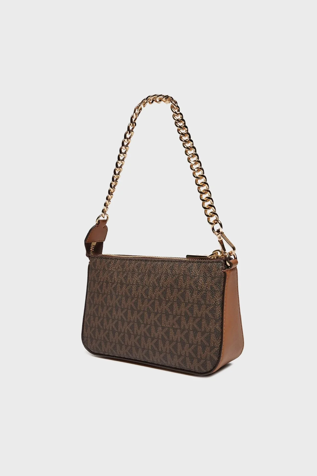Michael Kors Logolu Çıkarılabilir Zincir Askılı 32F1GJ6W6B200 Bayan Çanta 32F1GJ6W6B 200 KAHVE - 3