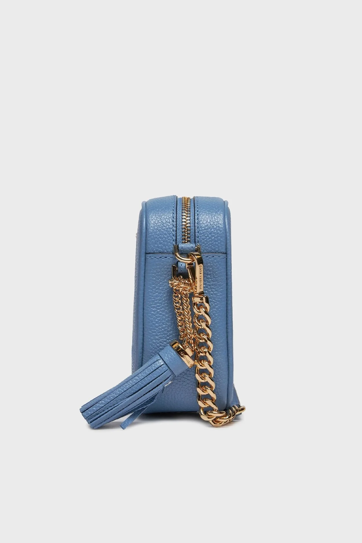 Michael Kors Logolu Çıkarılabilir Zincir Askılı Hakiki Deri 32F7GGNM8L457 Bayan Çanta 32F7GGNM8L 457 MAVİ - 3
