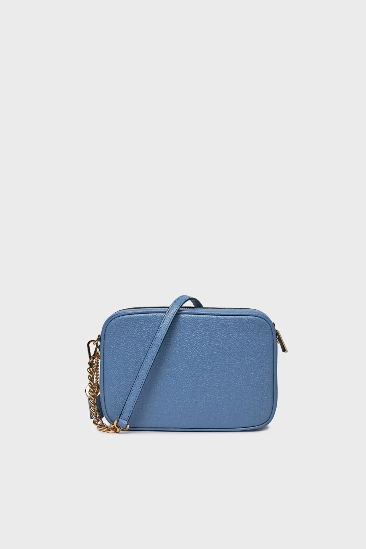 Michael Kors Logolu Çıkarılabilir Zincir Askılı Hakiki Deri 32F7GGNM8L457 Bayan Çanta 32F7GGNM8L 457 MAVİ - 4