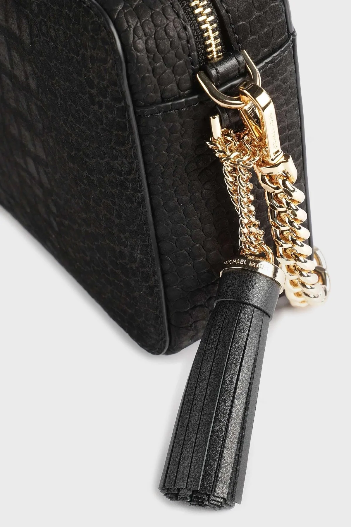 Michael Kors Logolu Çıkarılabilir Zincirli Uzatma Askılı 32F3GJ6C6E001 Bayan Çanta 32F3GJ6C6E 001 SİYAH - 3
