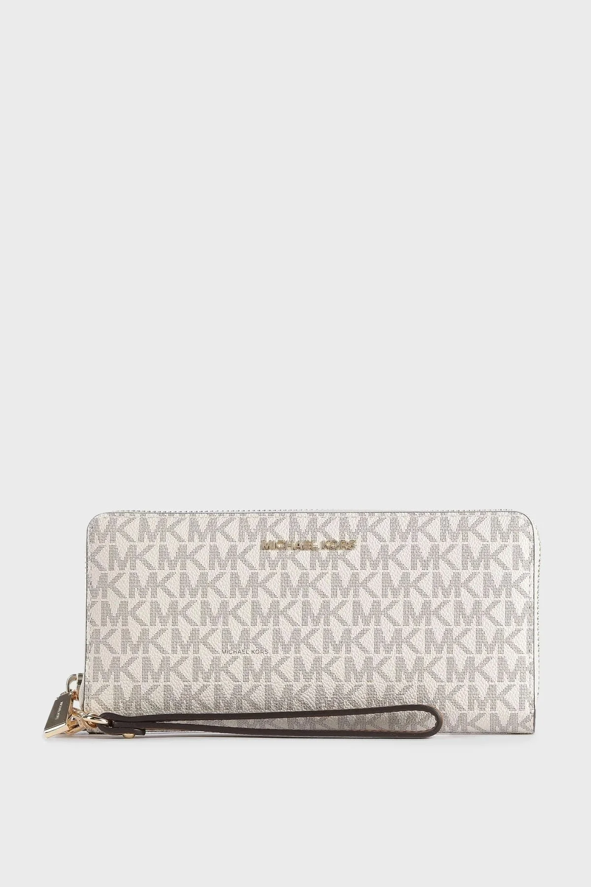 Michael Kors Logolu Çok Bölmeli 34F1GJ6E7B Bayan Cüzdan 34F1GJ6E7B VANILLA EKRU - 1
