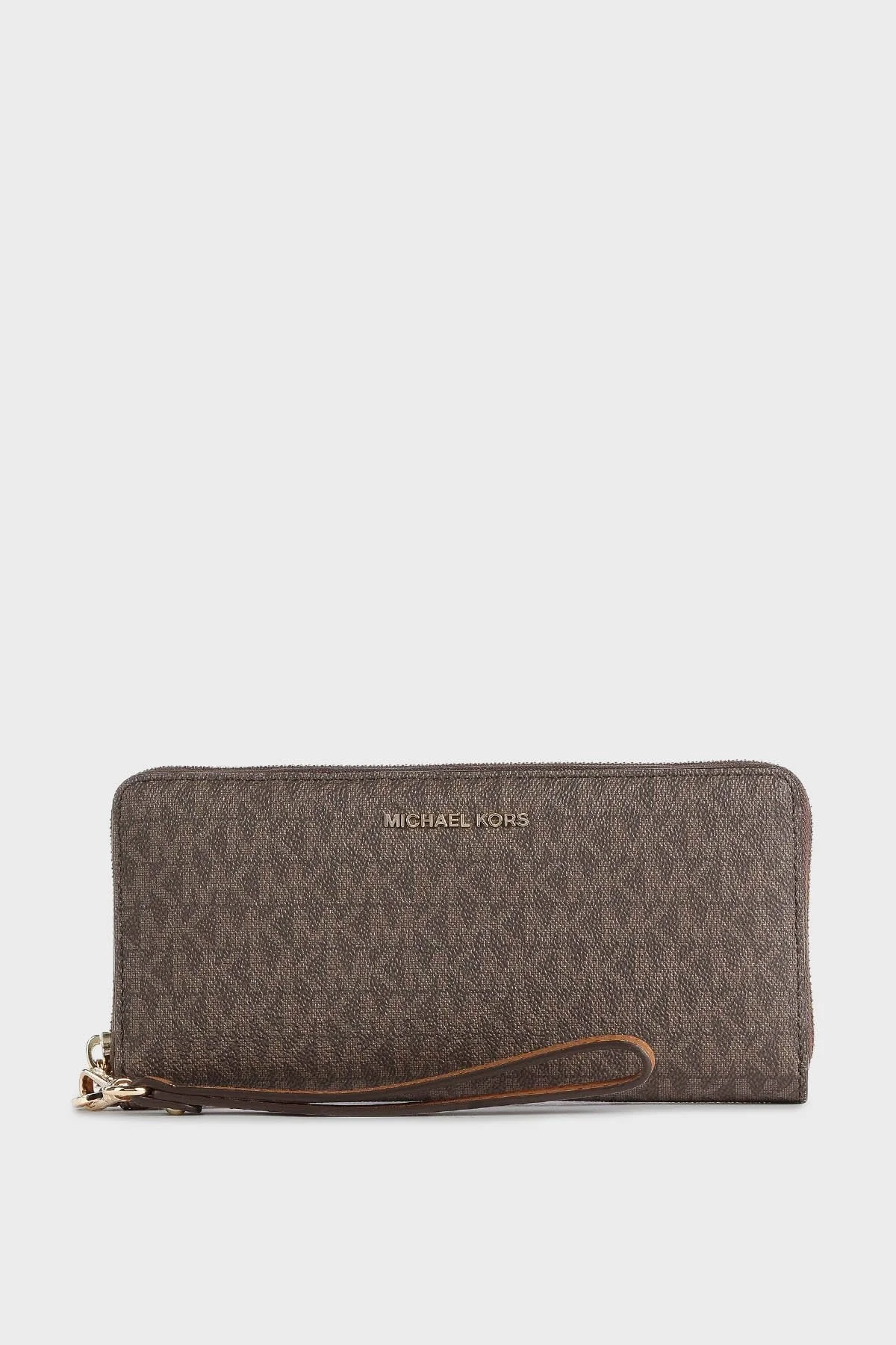 Michael Kors Logolu Çok Bölmeli 34F1GJ6E7B200 Bayan Cüzdan 34F1GJ6E7B 200 KAHVE - 1