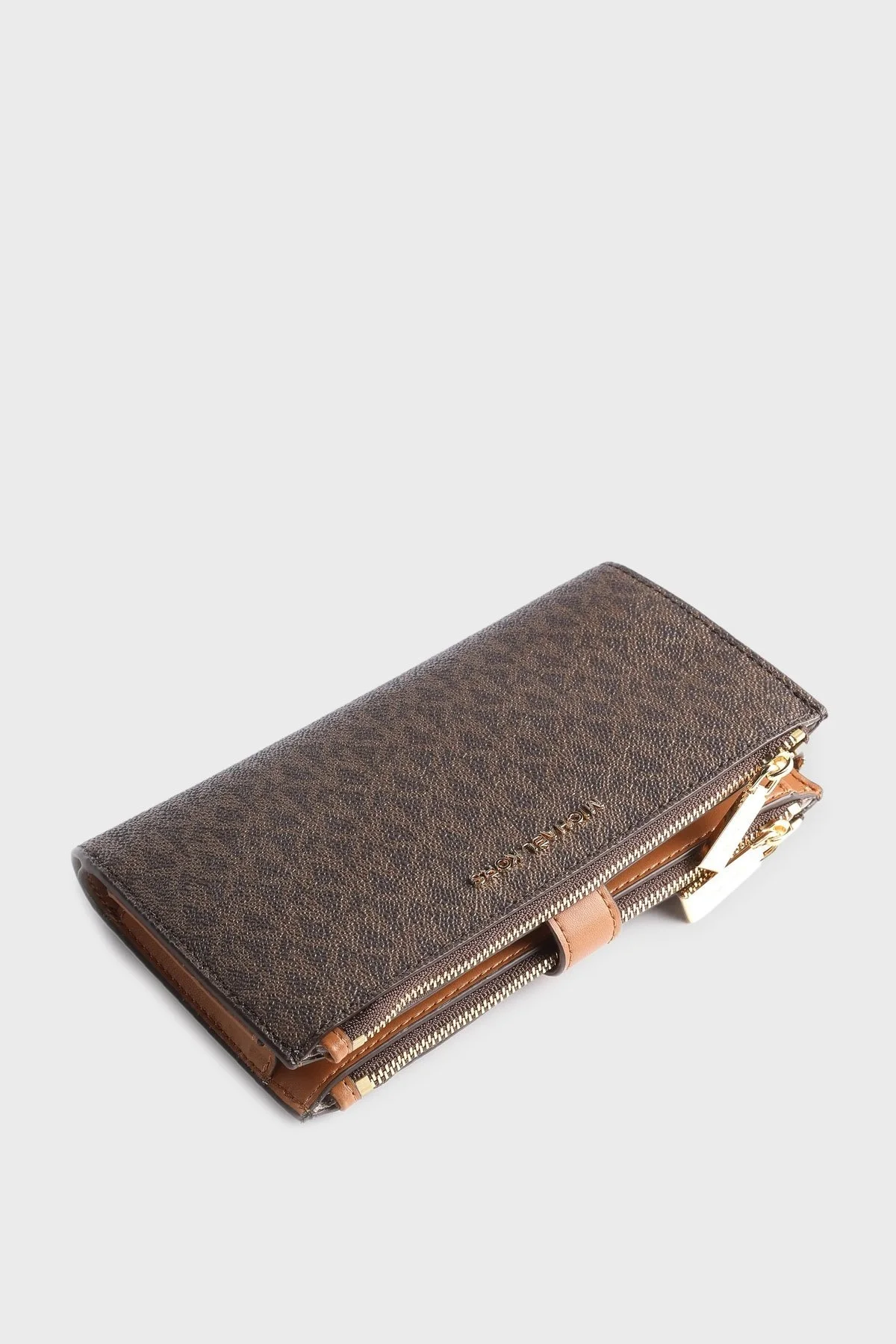Michael Kors Logolu Çok Bölmeli 34F1GJ6W4B200 Bayan Cüzdan 34F1GJ6W4B 200 KAHVE - 5