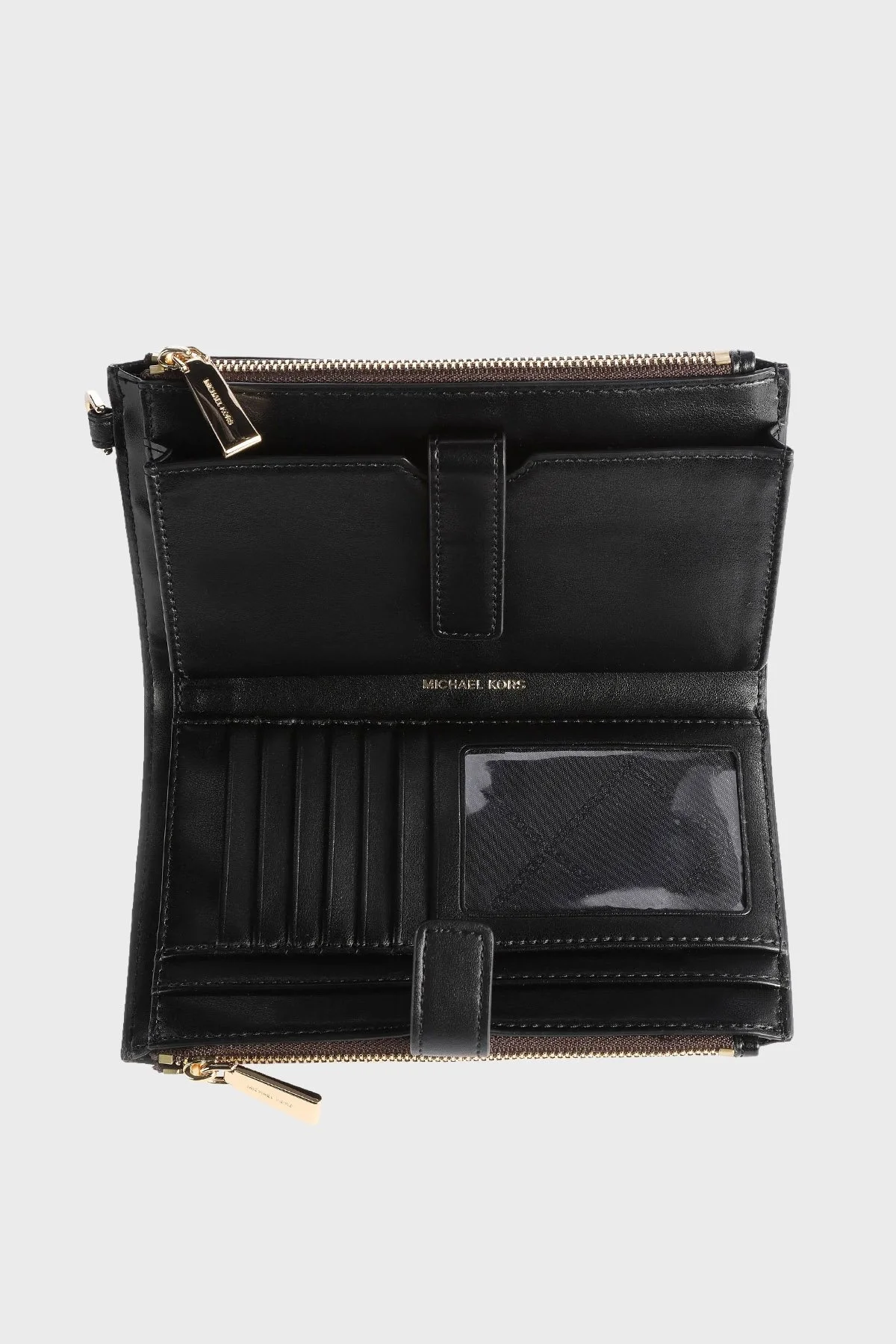 Michael Kors Logolu Çok Bölmeli 34F1GJ6W4B292 Bayan Cüzdan 34F1GJ6W4B 292 KAHVE - 2