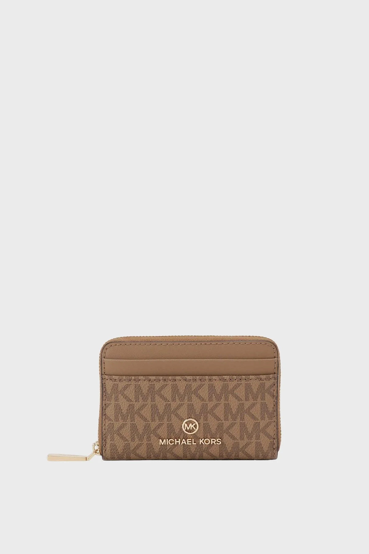 Michael Kors Logolu Çok Bölmeli 34H1GT9Z1B Bayan Cüzdan 34H1GT9Z1B HUSK KAHVE - 1