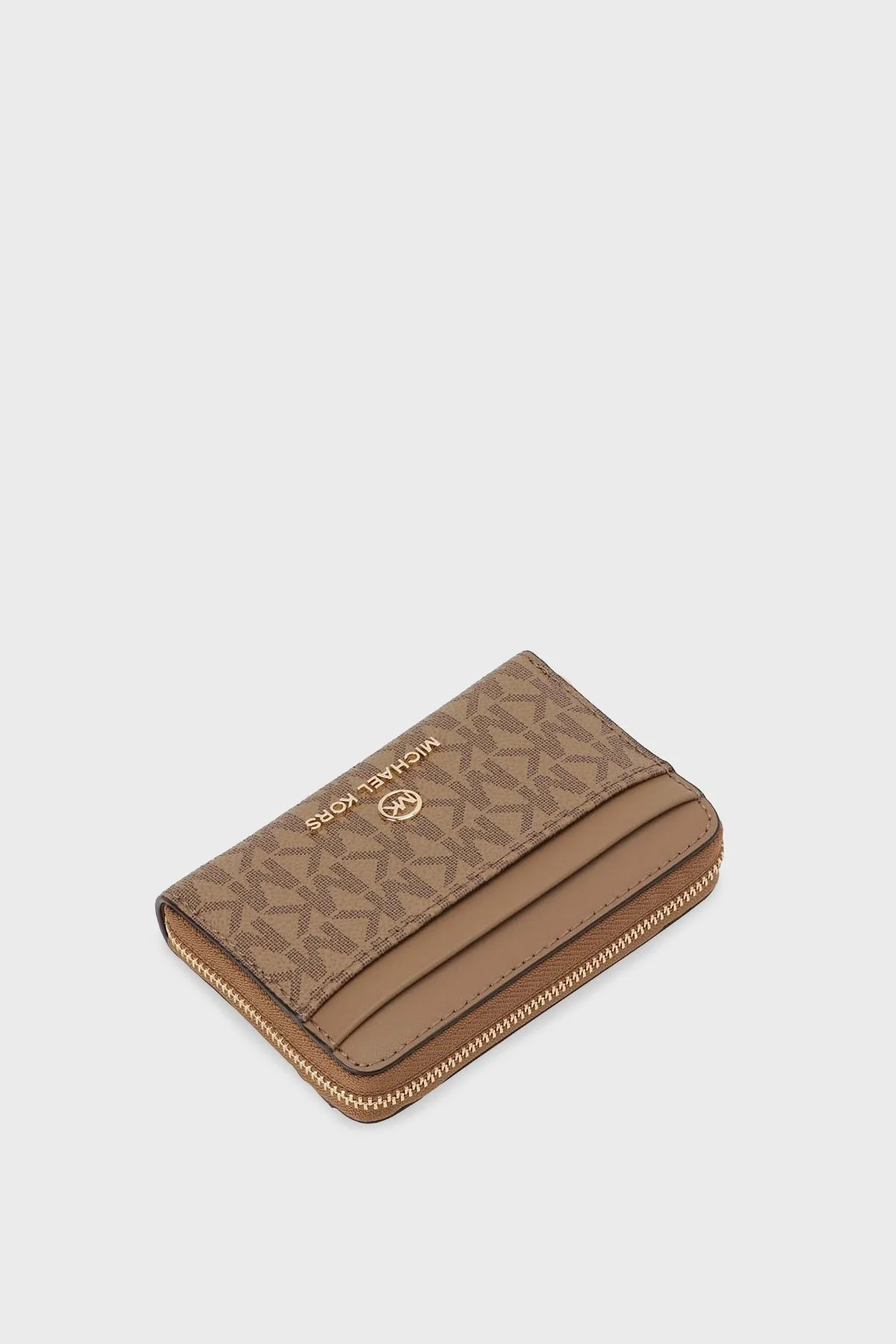 Michael Kors Logolu Çok Bölmeli 34H1GT9Z1B Bayan Cüzdan 34H1GT9Z1B HUSK KAHVE - 4