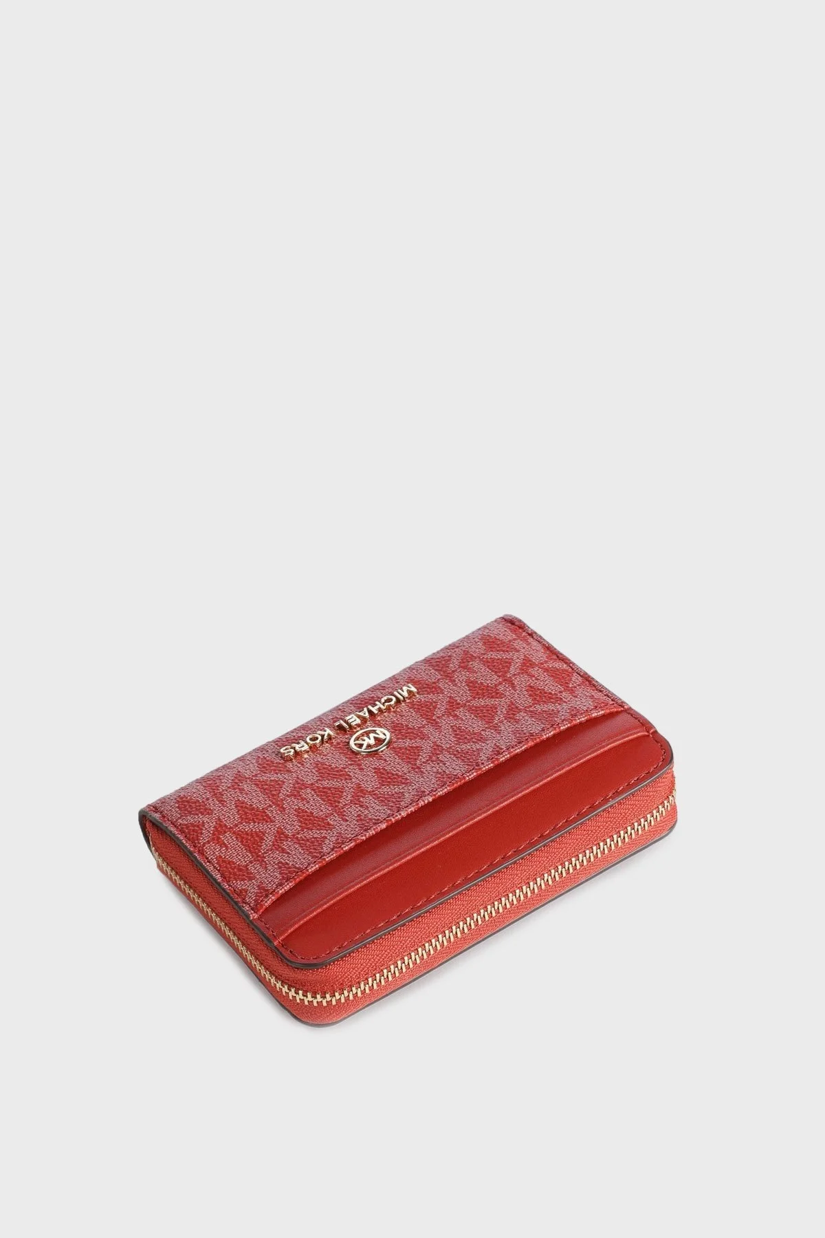 Michael Kors Logolu Çok Bölmeli 34H1GT9Z1B808 Bayan Cüzdan 34H1GT9Z1B 808 KIRMIZI - 4