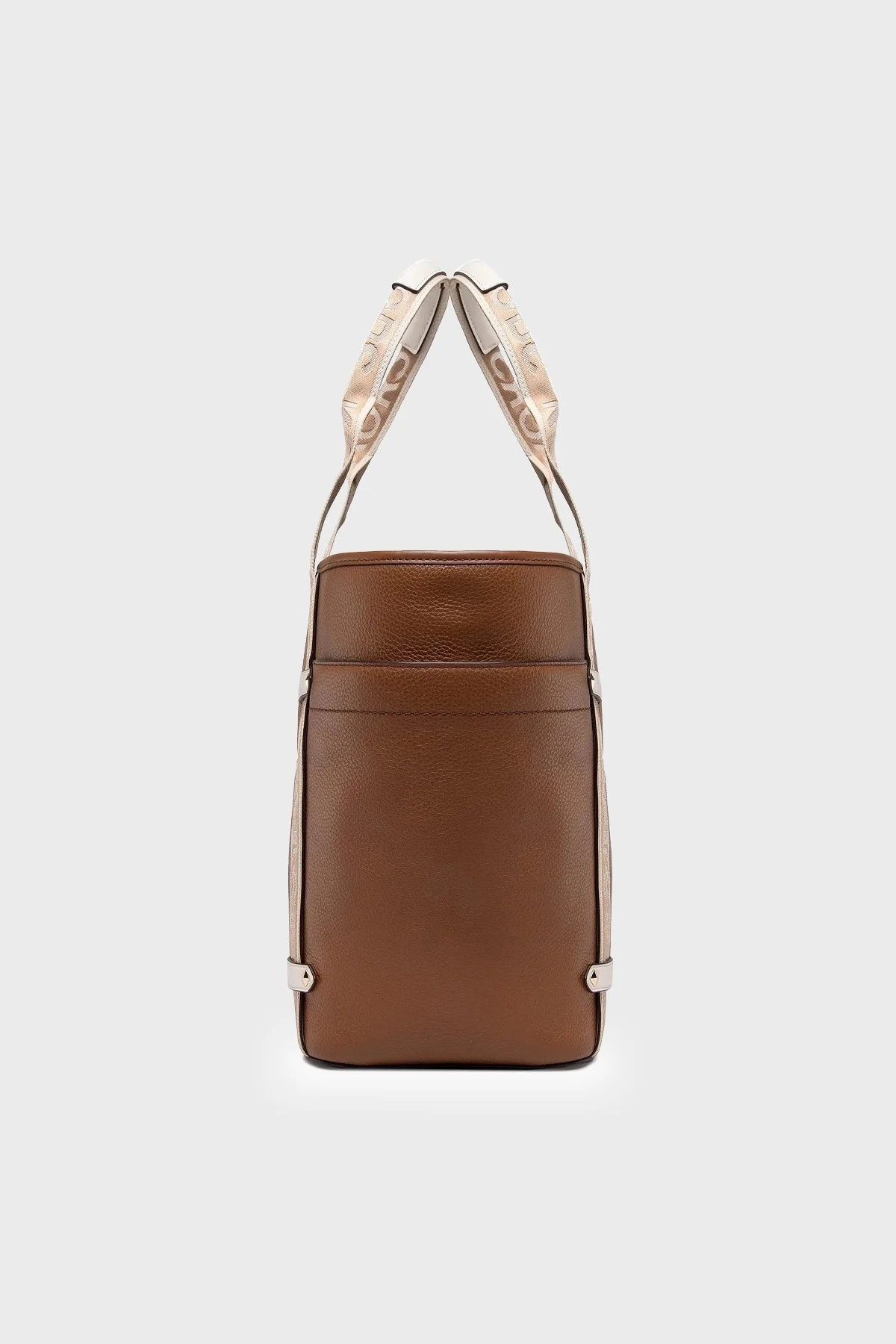 Michael Kors Logolu Deri 30F2G5VT3L Bayan Çanta 30F2G5VT3L LT CRM LUGG KAHVE - 5