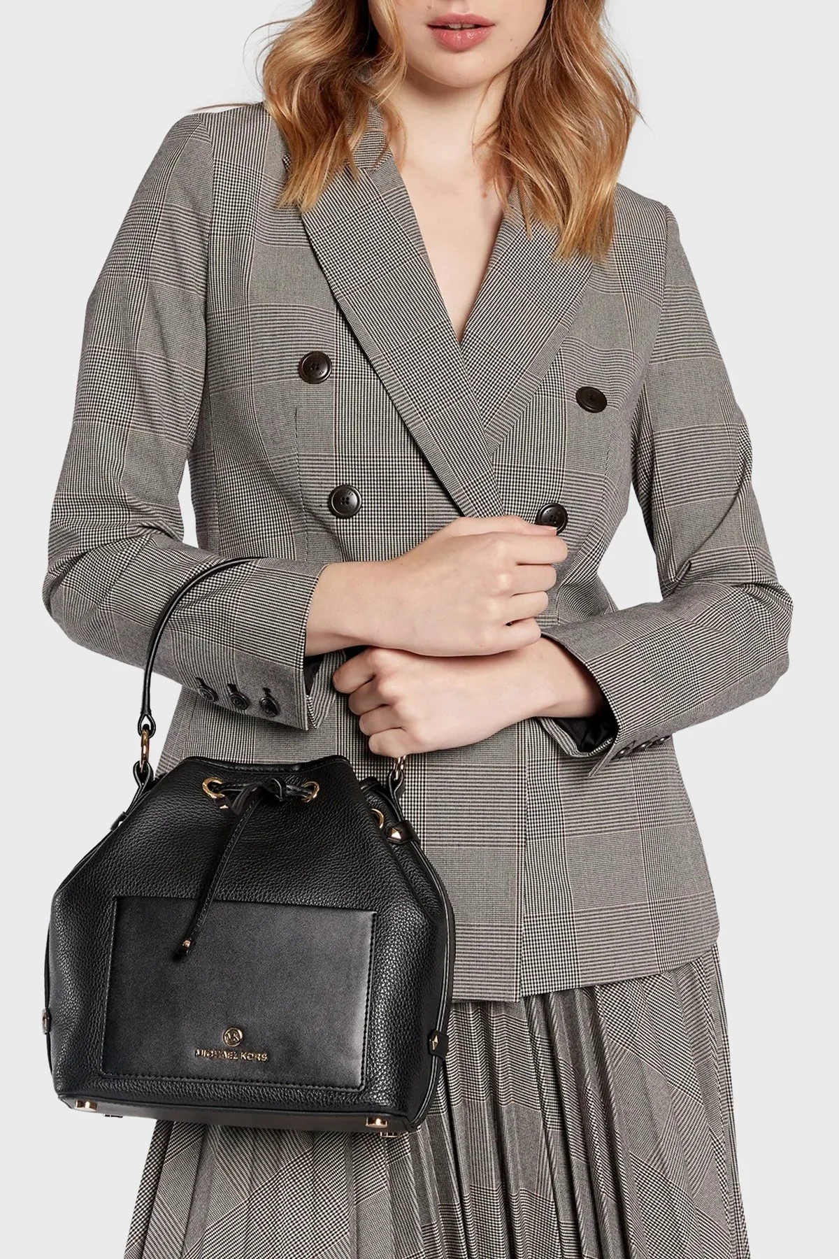 Michael Kors Logolu Deri 30F2G7TS2L Bayan Çanta 30F2G7TS2L BLACK SİYAH - 2