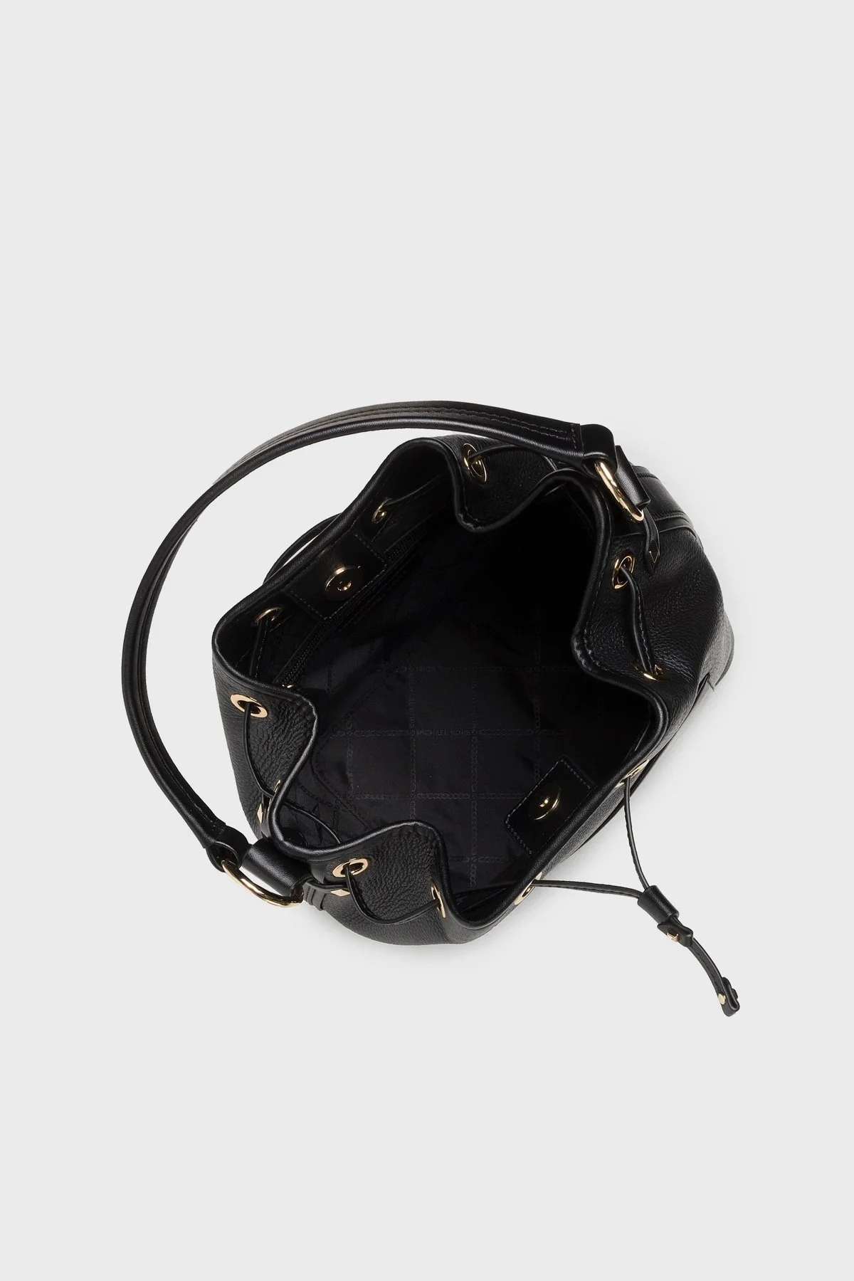 Michael Kors Logolu Deri 30F2G7TS2L Bayan Çanta 30F2G7TS2L BLACK SİYAH - 5