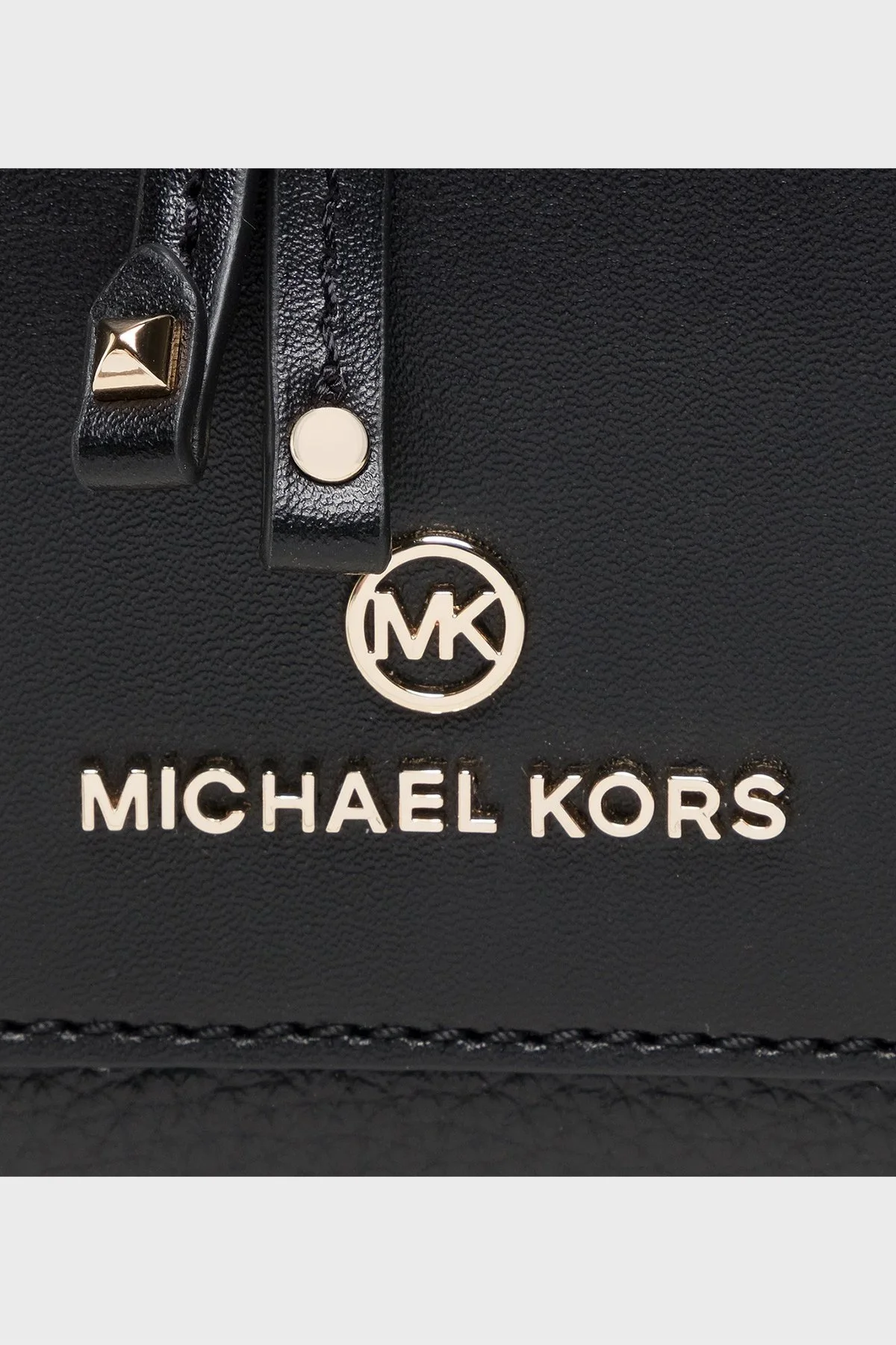 Michael Kors Logolu Deri 30F2G7TS2L Bayan Çanta 30F2G7TS2L BLACK SİYAH - 6