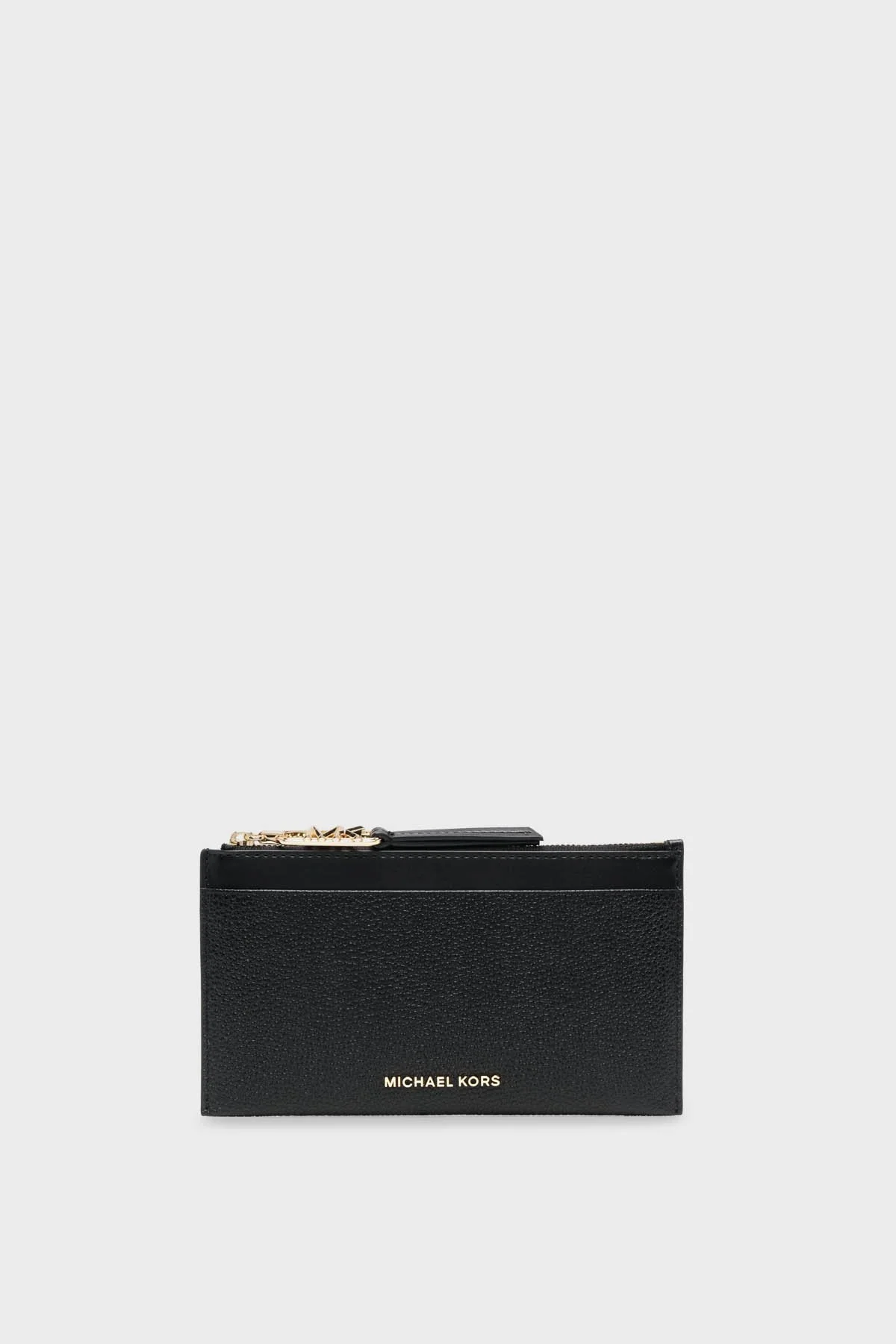 Michael Kors Logolu Deri 34F3G8ED7L001 Kadın Kartlık 34F3G8ED7L 001 SİYAH - 1