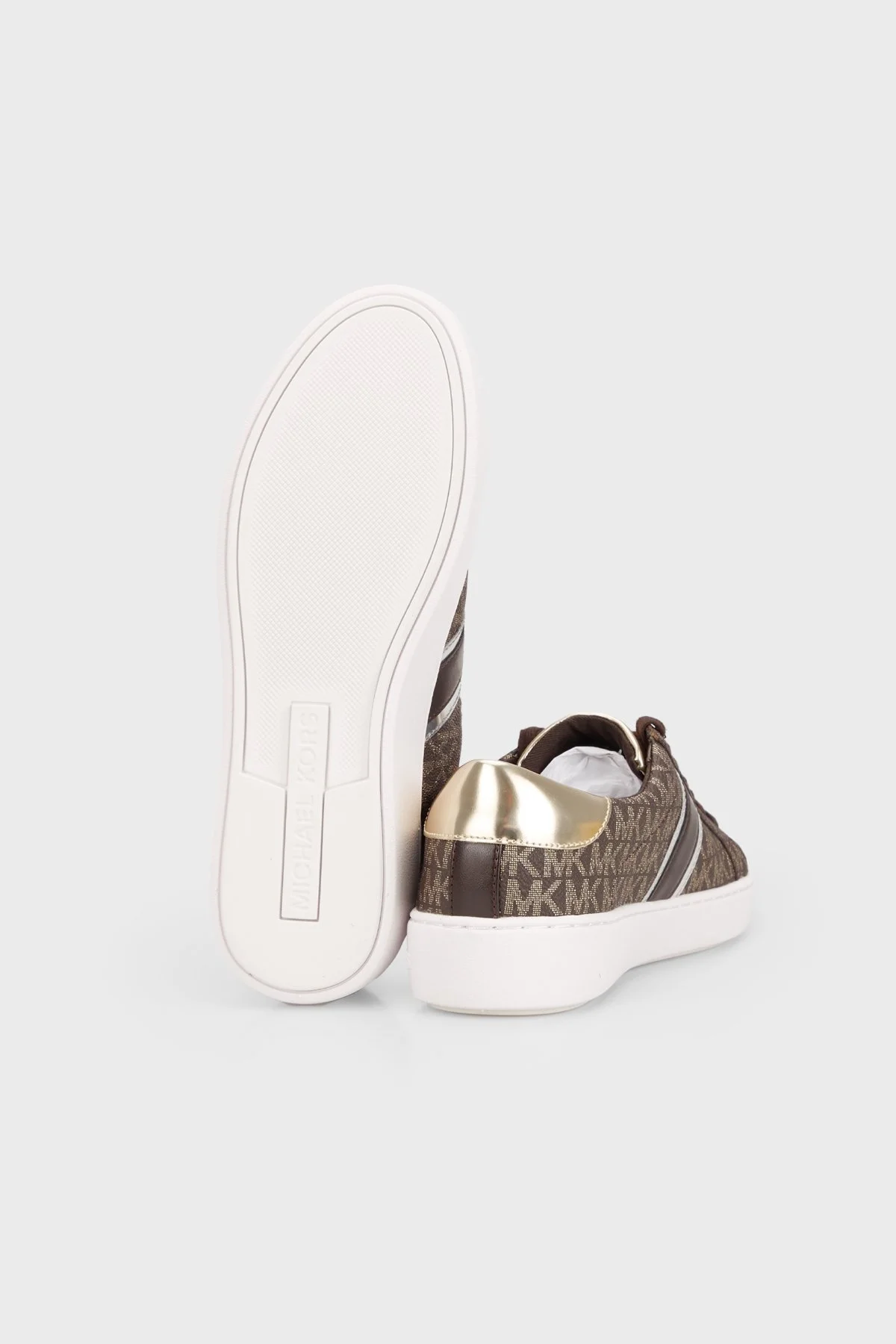 Michael Kors Logolu Deri 43R2IRFS1B200 Bayan Ayakkabı 43R2IRFS1B 200 KAHVE - 5