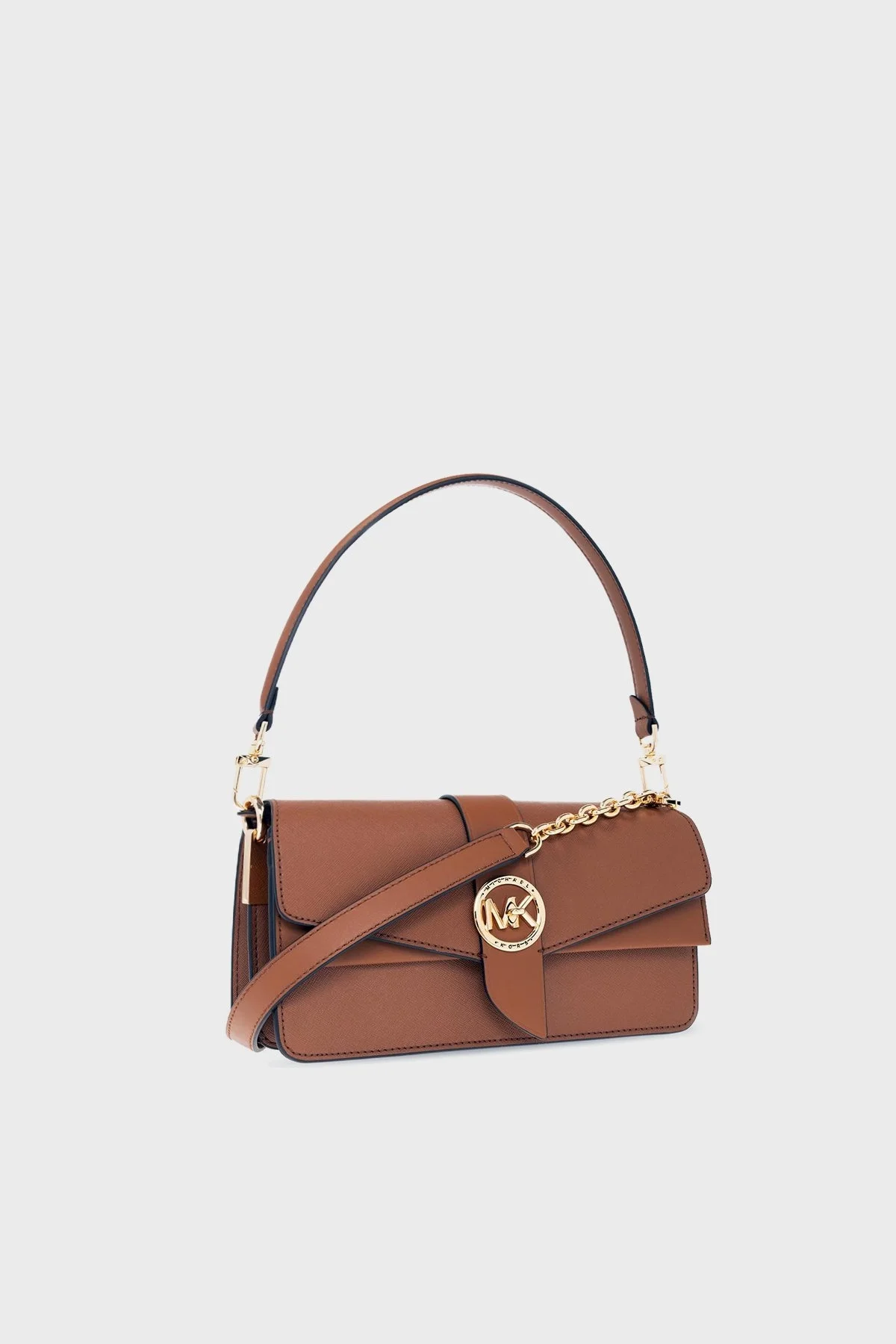 Michael Kors Logolu Deri Omuz Askılı 30H1GGRL2L230 Bayan Çanta 30H1GGRL2L 230 TABA - 4