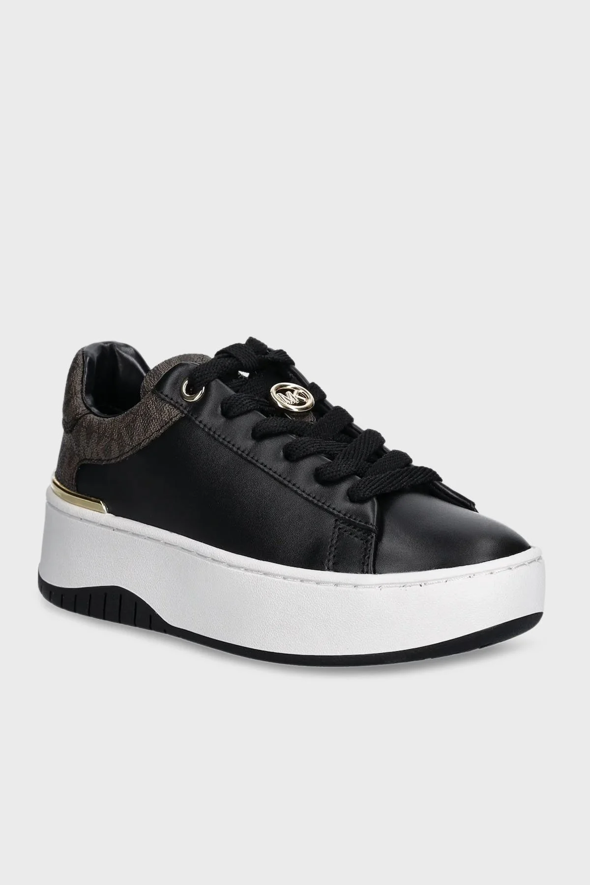 Michael Kors Logolu Deri Sneaker 43F5DTFS6L292 Bayan Ayakkabı 43F5DTFS6L 292 SİYAH - 2
