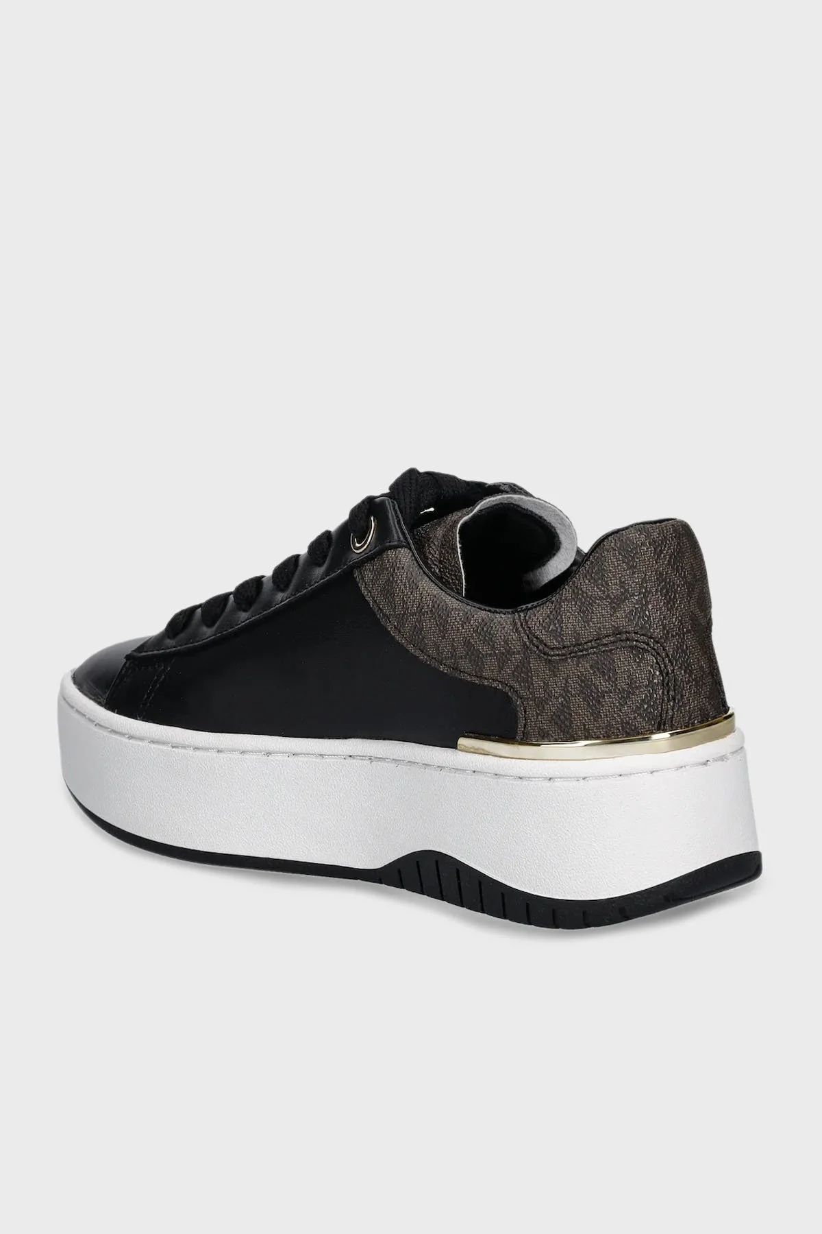 Michael Kors Logolu Deri Sneaker 43F5DTFS6L292 Bayan Ayakkabı 43F5DTFS6L 292 SİYAH - 4