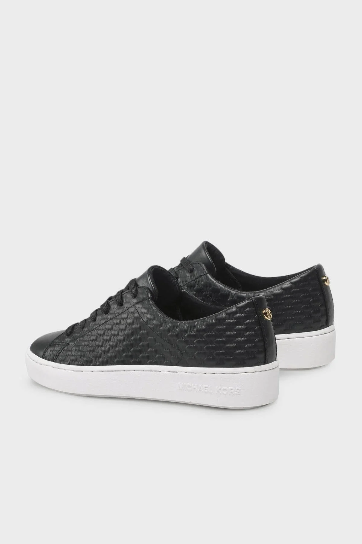 Michael Kors Logolu Deri Sneaker 43T2KTFS1L001 Bayan Ayakkabı 43T2KTFS1L 001 SİYAH - 3