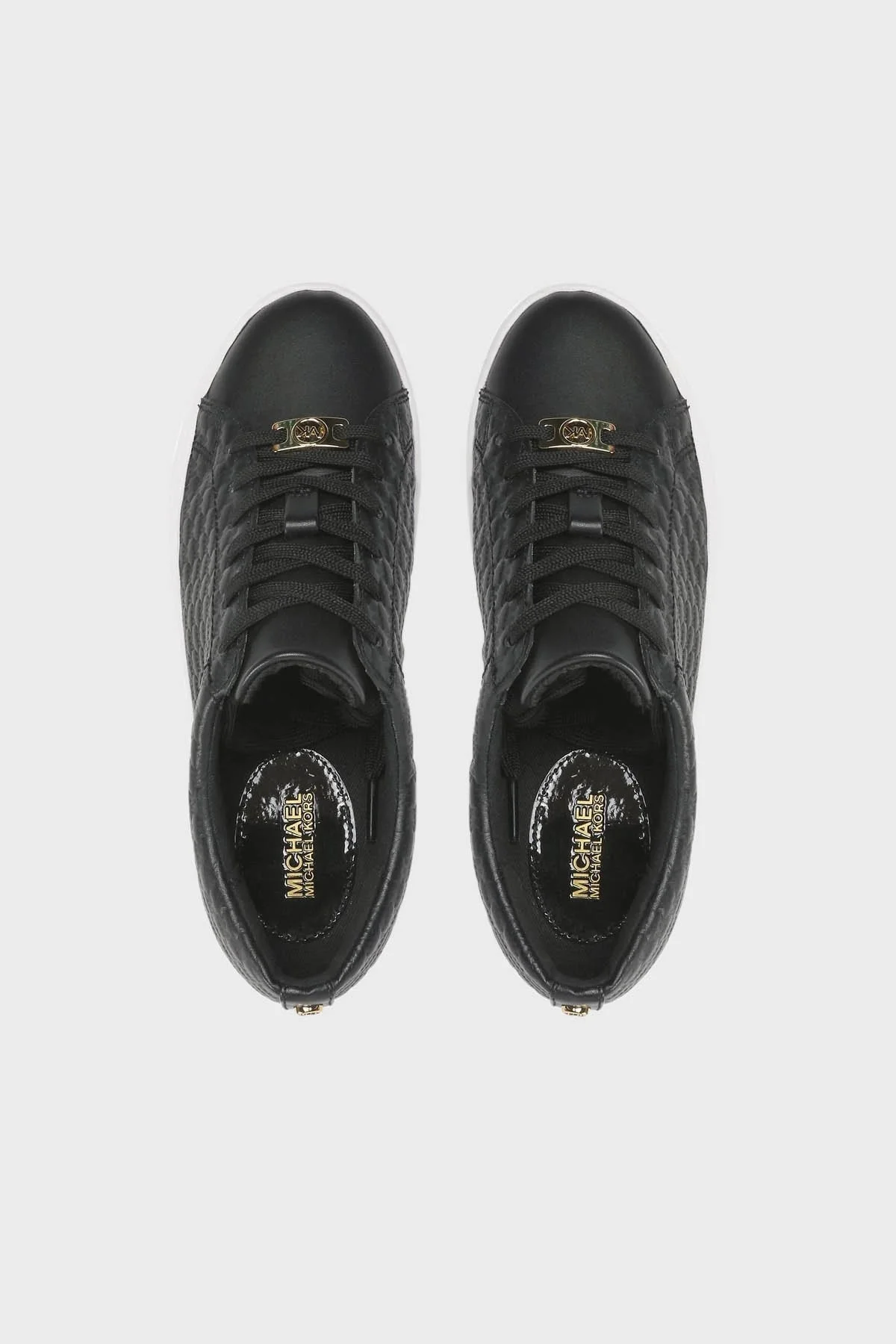 Michael Kors Logolu Deri Sneaker 43T2KTFS1L001 Bayan Ayakkabı 43T2KTFS1L 001 SİYAH - 5