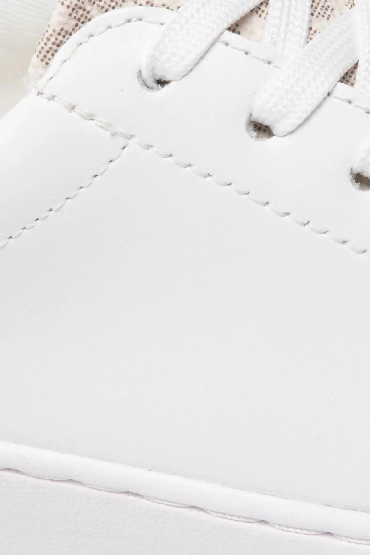 Michael Kors Logolu Deri Sneaker 43T2KTFS3L150 Bayan Ayakkabı 43T2KTFS3L 150 EKRU - 6