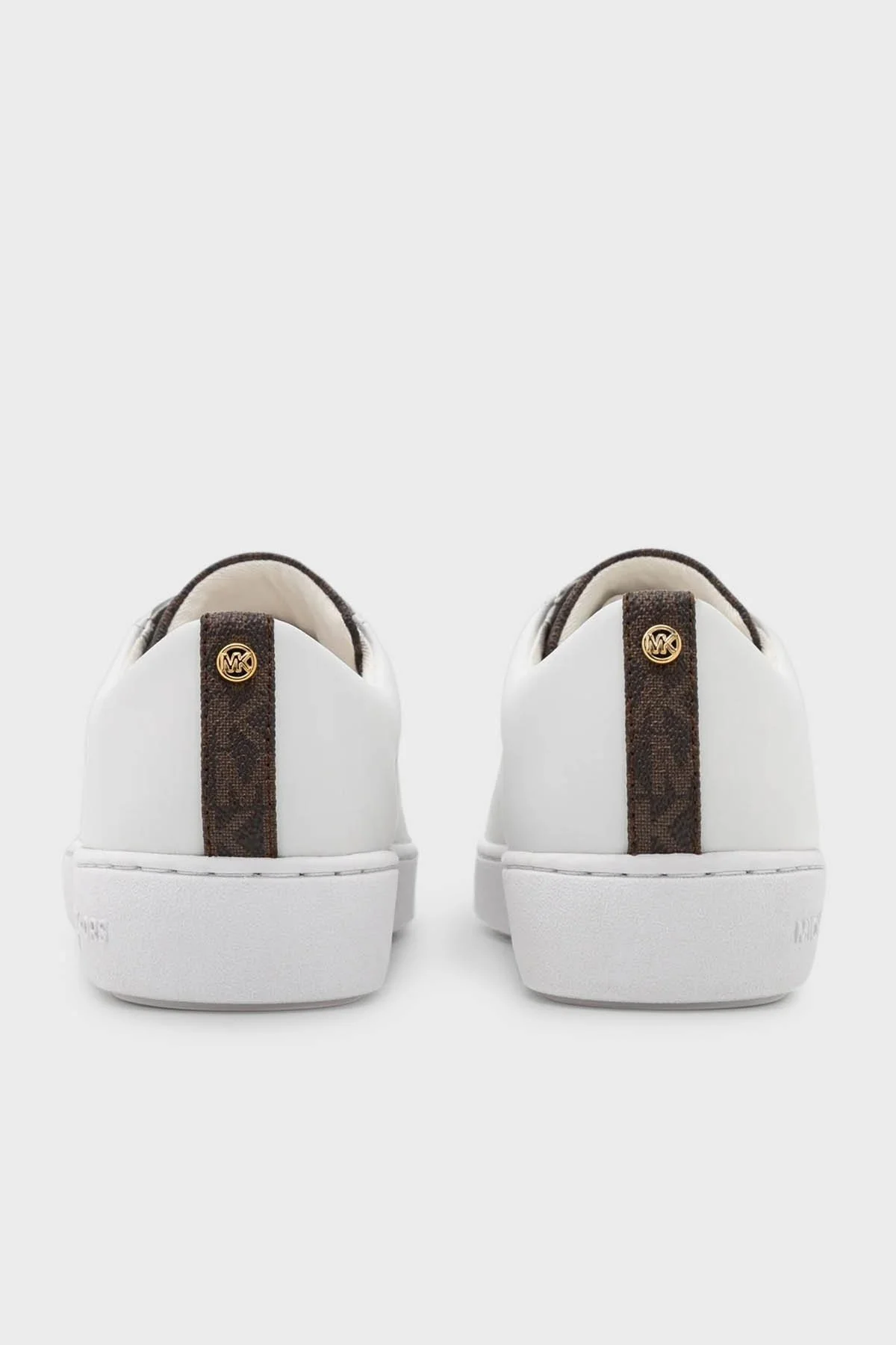 Michael Kors Logolu Deri Sneaker 43T2KTFS3L200 Bayan Ayakkabı 43T2KTFS3L 200 BEYAZ - 4