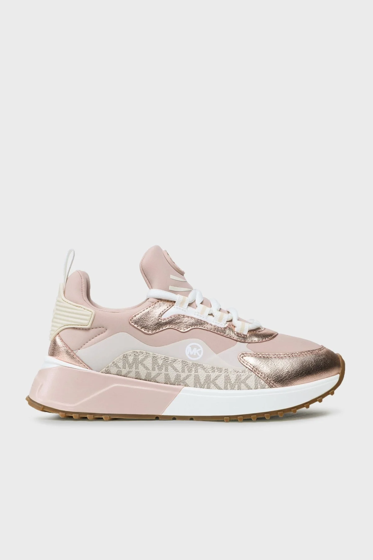 Michael Kors Logolu Deri Theo Bayan Ayakkabı 43R2THFS1D 187 PEMBE - 1