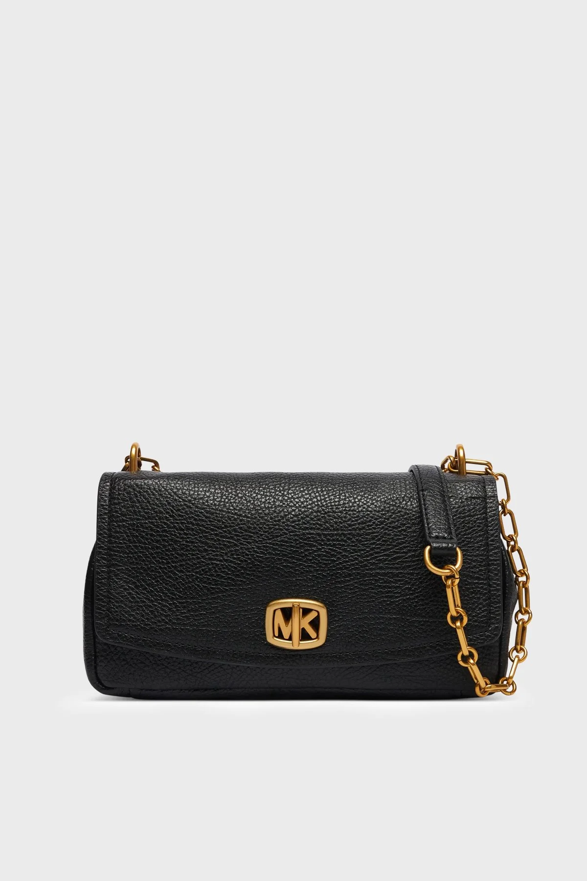 Michael Kors Logolu Deri Zincir Askılı 30F6AYTL5E001 Kadın Çanta 30F6AYTL5E 001 Siyah - 1