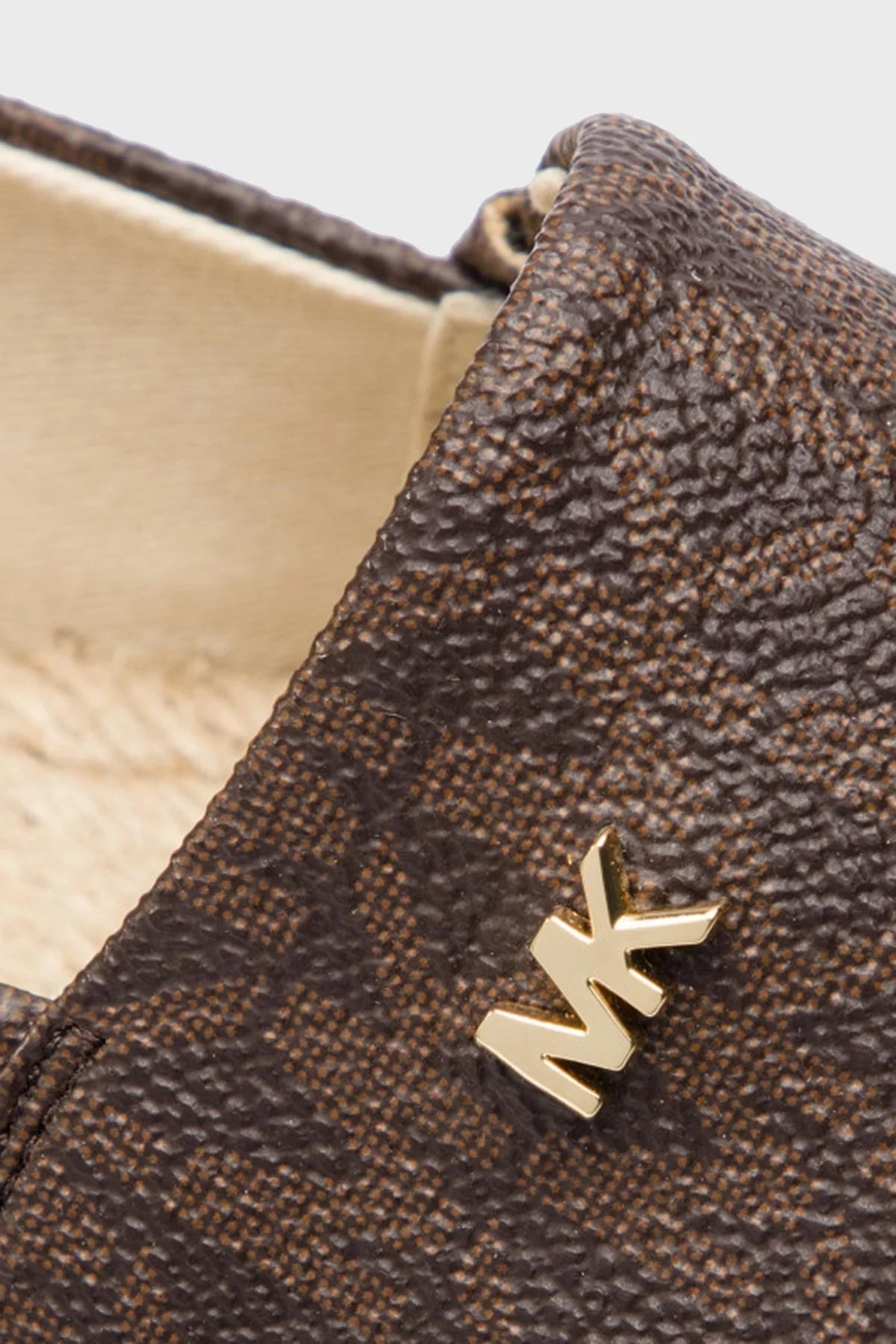 Michael Kors Logolu Espadril Slip-On 40R6KNFP1B200 Bayan Ayakkabı 40R6KNFP1B 200 KAHVE - 7