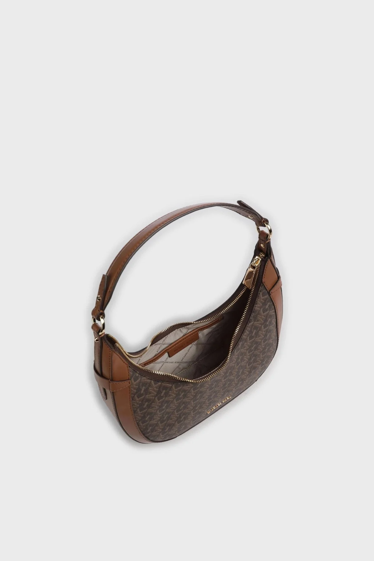 Michael Kors Logolu Fermuarlı 30S4G0PL5I227 Bayan Çanta 30S4G0PL5I 227 KAHVE - 5