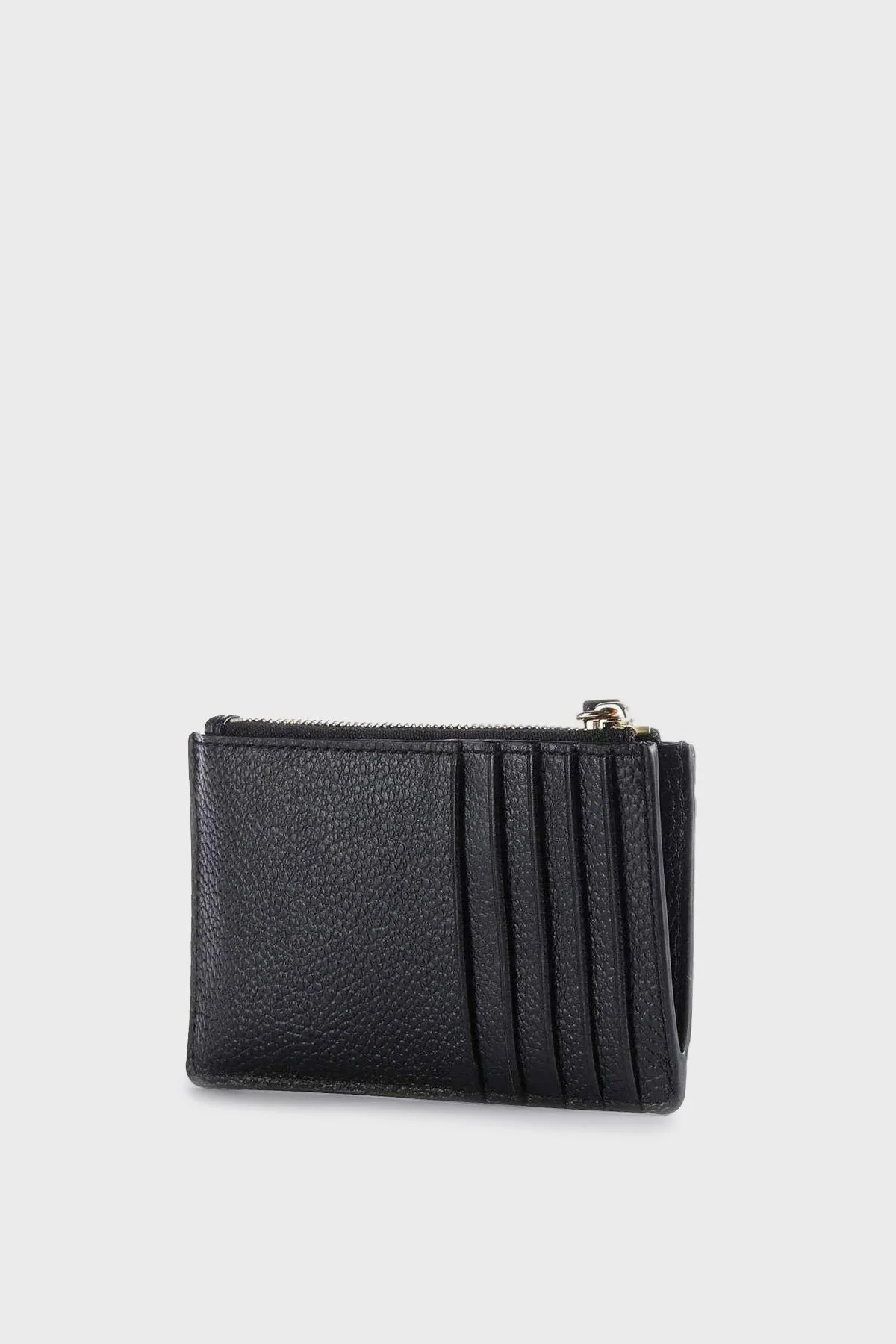 Michael Kors Logolu Fermuarlı Deri 34H0GT9D6L001 Bayan Kartlık 34H0GT9D6L 001 SİYAH - 4