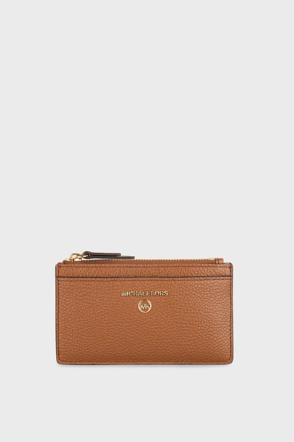 Michael Kors Logolu Fermuarlı Deri 34H0GT9D6L230 Bayan Kartlık 34H0GT9D6L 230 TABA - 1