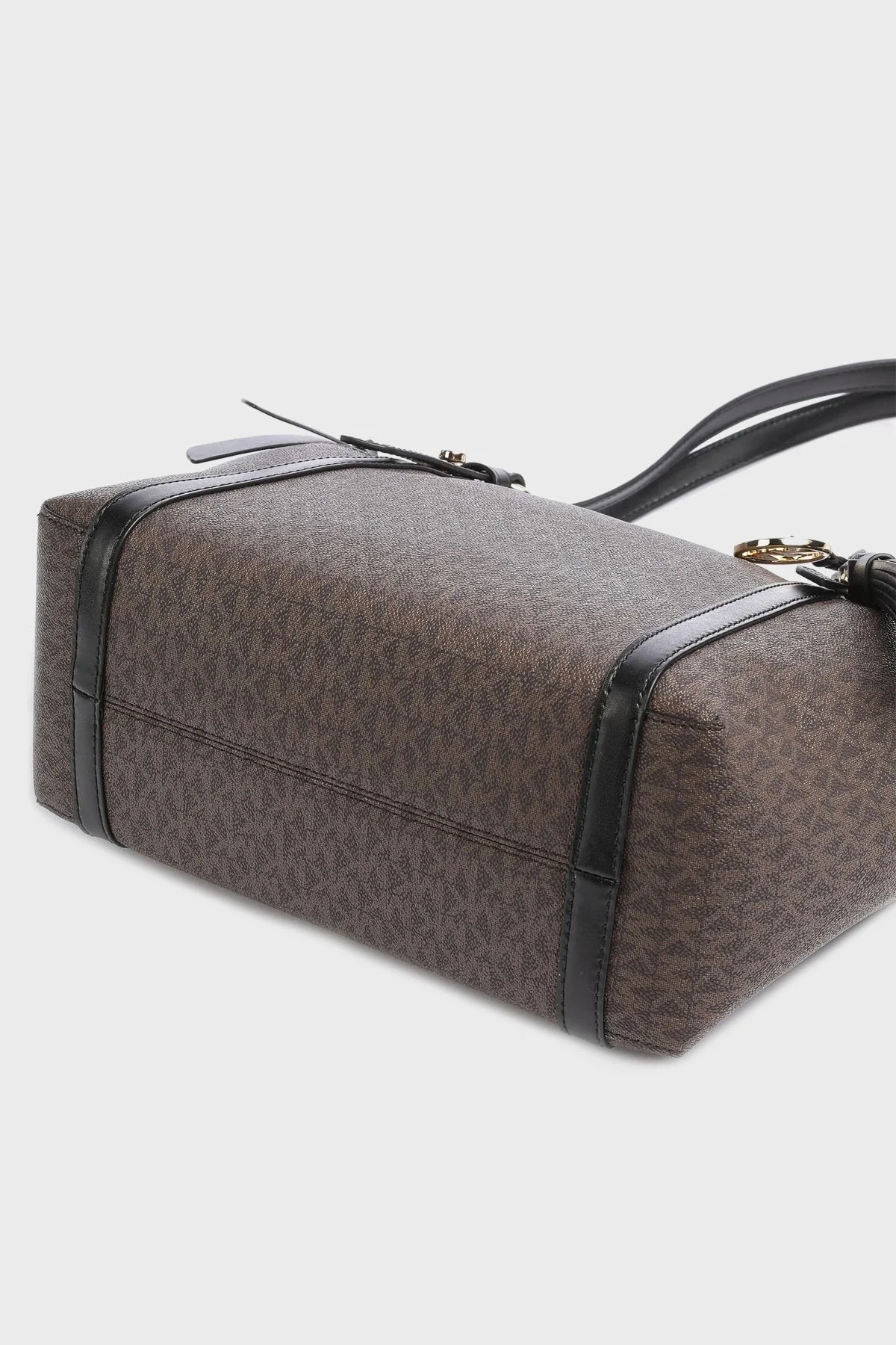 Michael Kors Logolu Fermuarlı Hakiki Deri Sullivan 30T0GNXT2B292 Bayan Çanta 30T0GNXT2B 292 KAHVE - 3