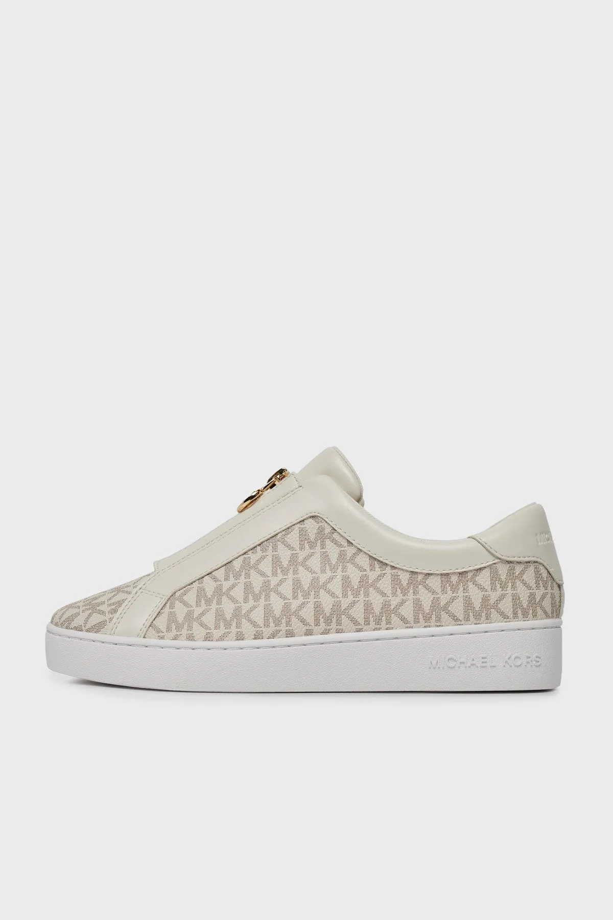 Michael Kors Logolu Fermuarlı Sneaker 43R4KTFP2B150 Bayan Ayakkabı 43R4KTFP2B 150 BEYAZ - 9