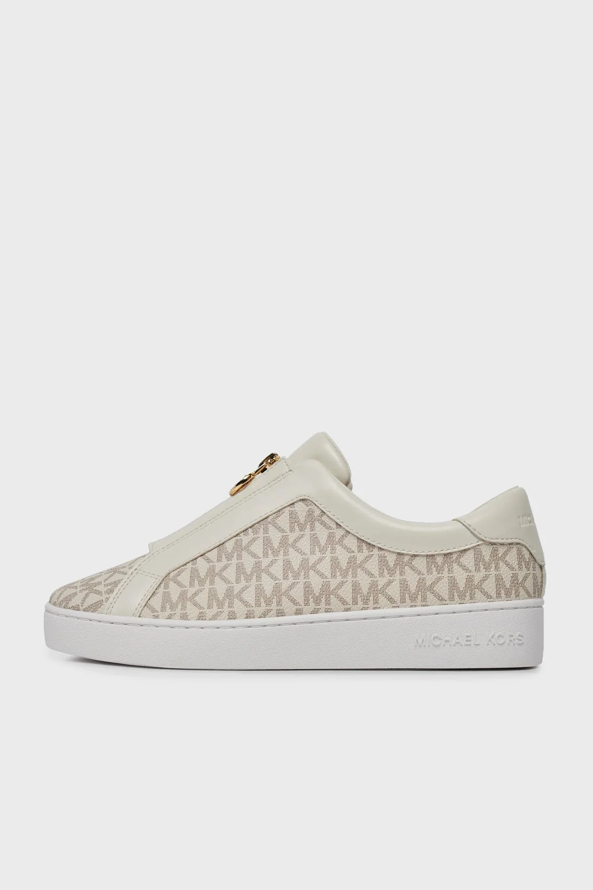 Michael Kors Logolu Fermuarlı Sneaker 43R4KTFP2B150 Kadın Ayakkabı 43R4KTFP2B 150 BEYAZ - 3