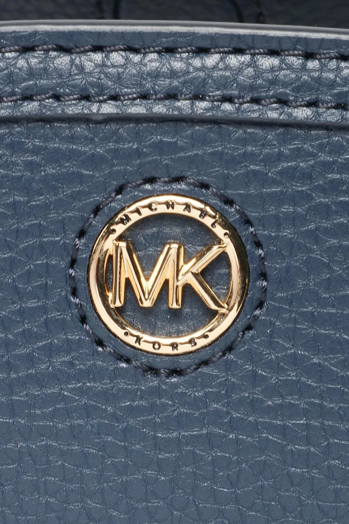 Michael Kors Logolu Hakiki Deri 30F2G7CM1T406 Bayan Çanta 30F2G7CM1T 406 LACİVERT - 2