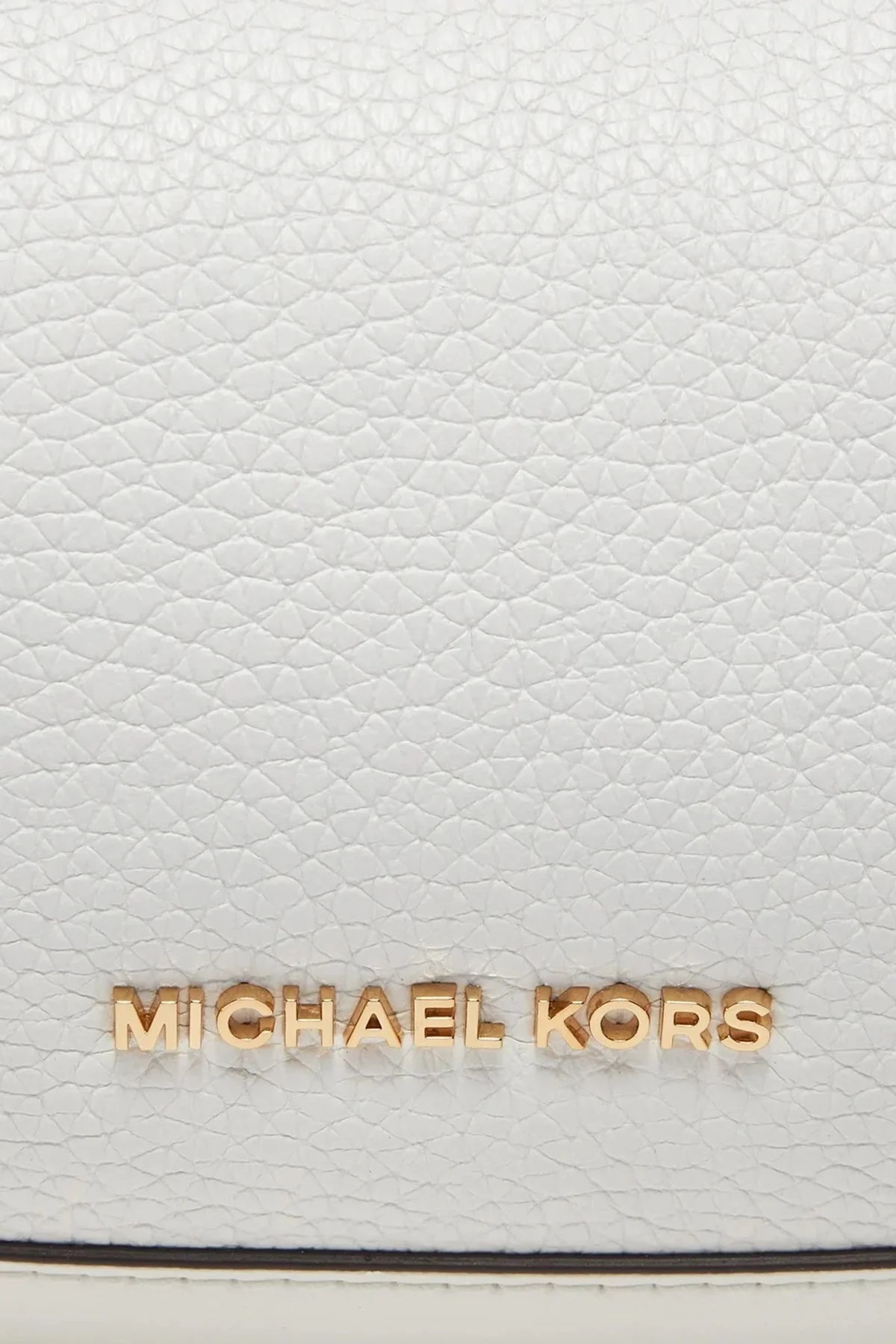 Michael Kors Logolu Hakiki Deri 30S4G0PL5L085 Bayan Çanta 30S4G0PL5L 085 BEYAZ - 2