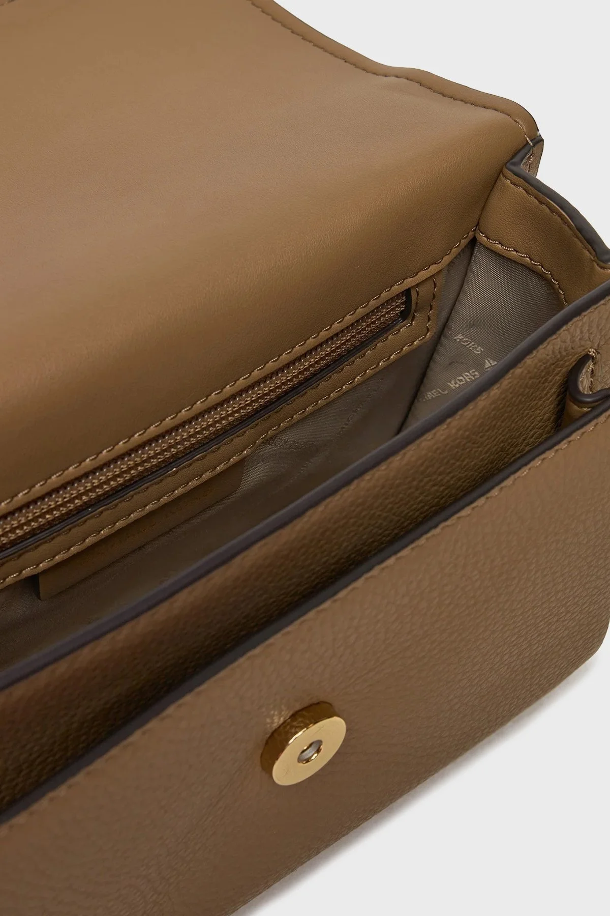 Michael Kors Logolu Hakiki Deri Ayarlanabilir Zincir Askılı 30T4GC7L3T297 Bayan Çanta 30T4GC7L3T 297 BEJ - 9