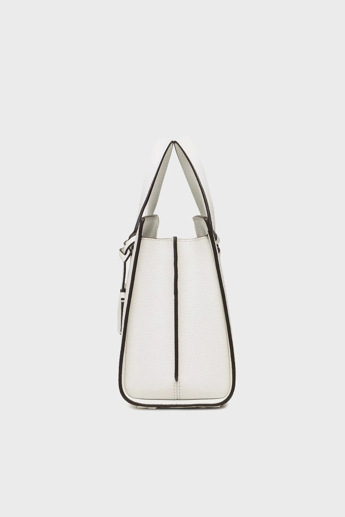 Michael Kors Logolu Hakiki Deri Bayan Çanta 30F2S7CM1T 085 BEYAZ - 4