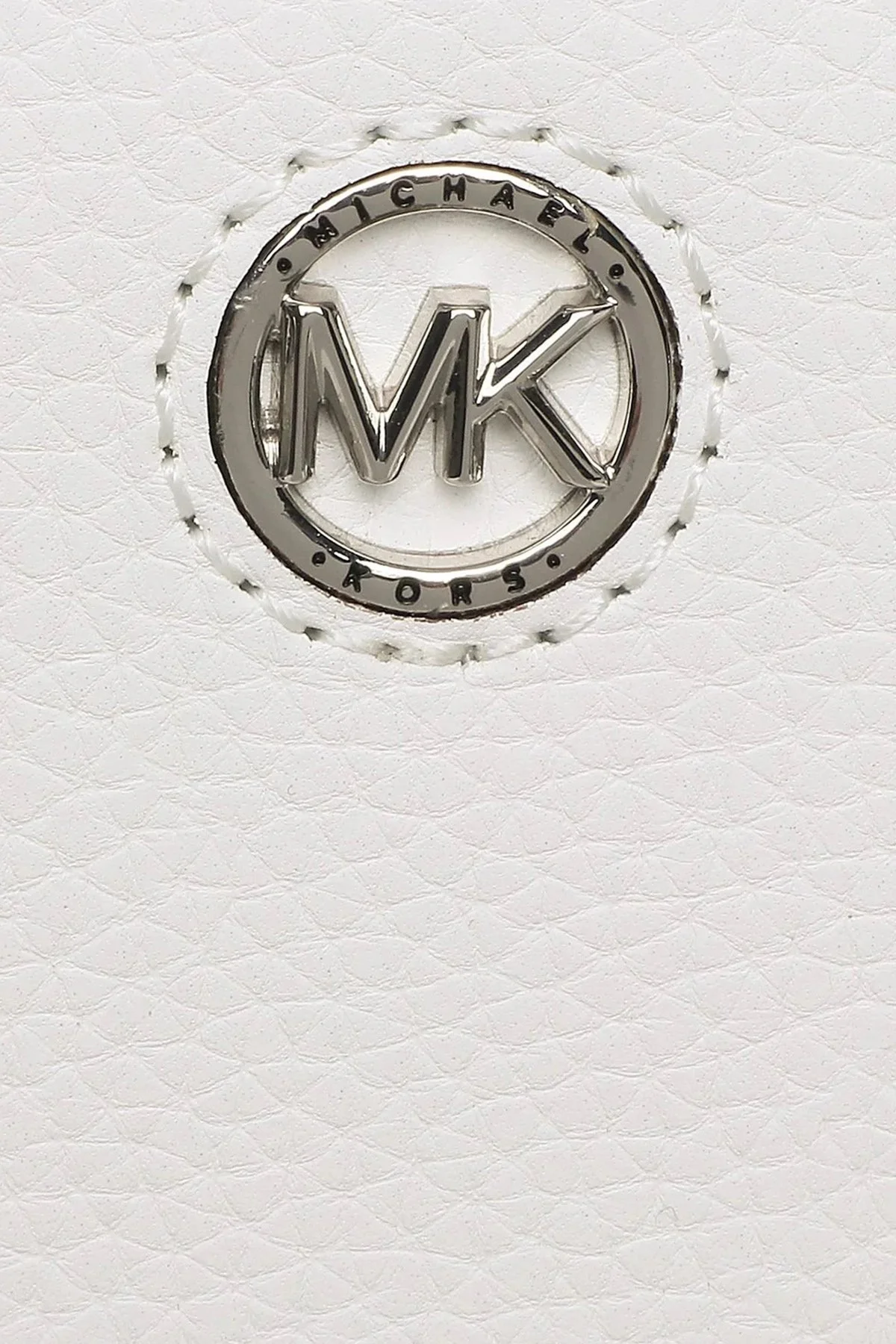 Michael Kors Logolu Hakiki Deri Bayan Çanta 30F2S7CM1T 085 BEYAZ - 5