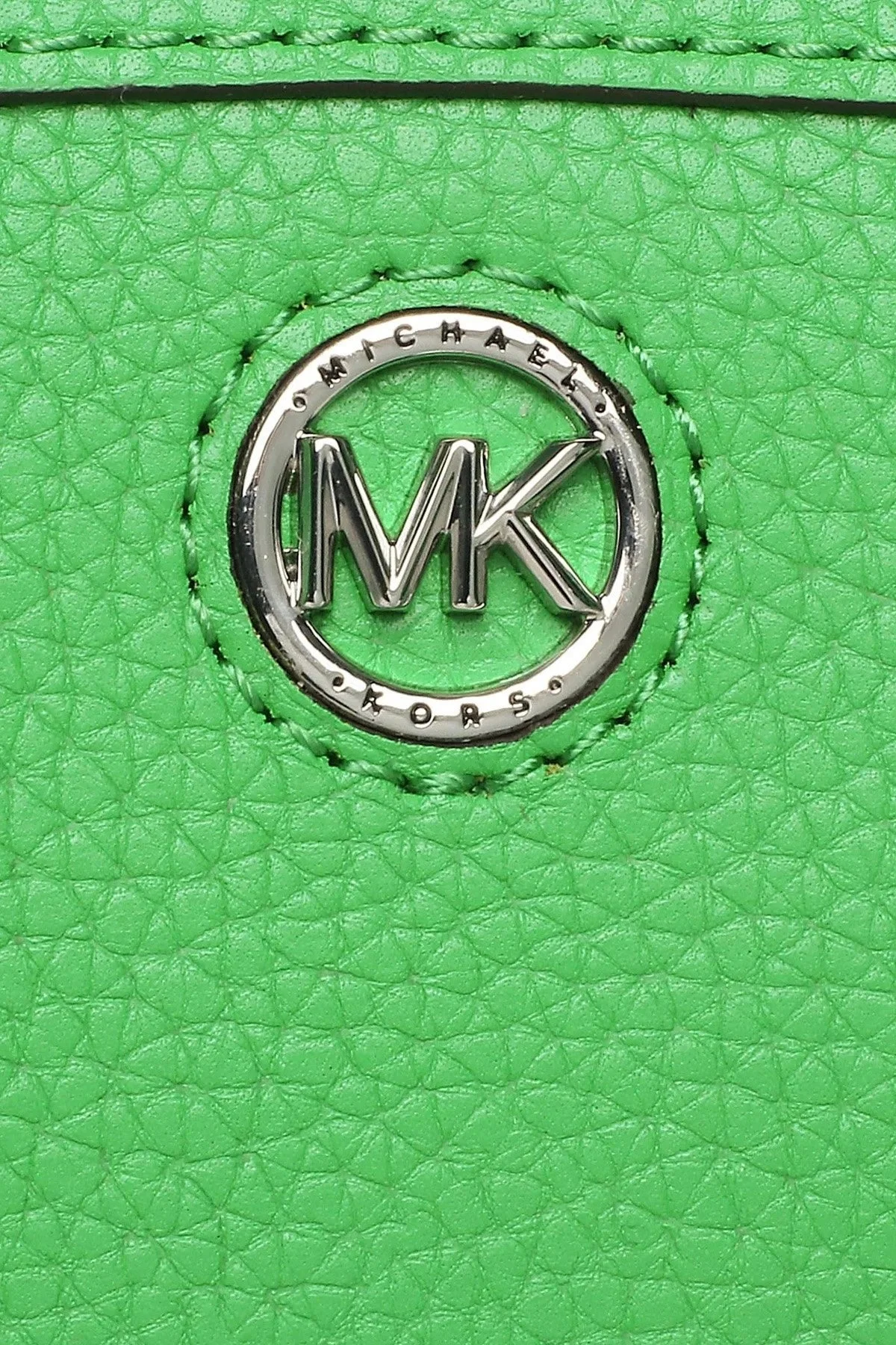 Michael Kors Logolu Hakiki Deri 30F2S7CM1T322 Bayan Çanta 30F2S7CM1T 322 YEŞİL - 5