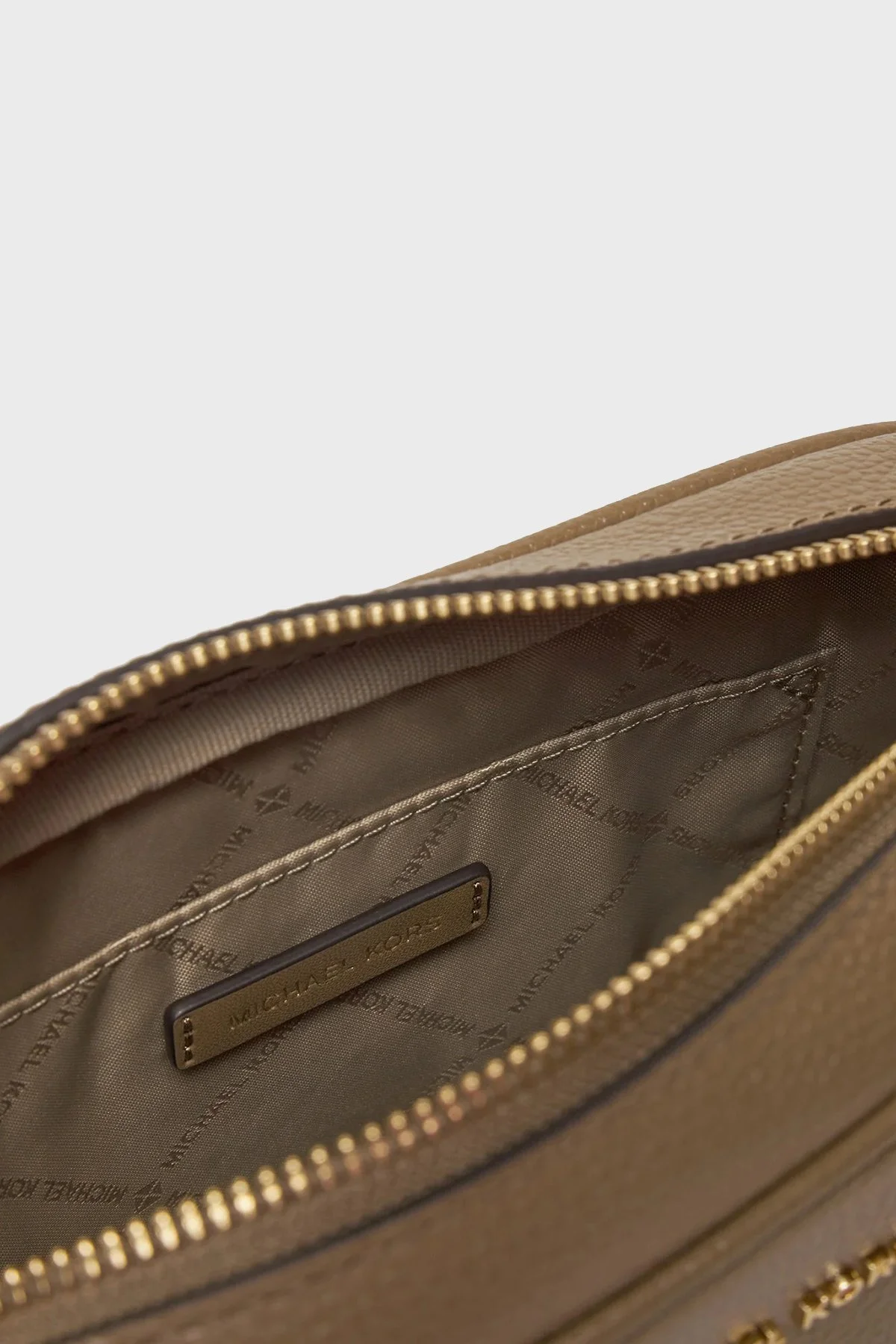 Michael Kors Logolu Hakiki Deri Çıkarılabilir Zincir Askılı 32F7GGNM8L297 Kadın Çanta 32F7GGNM8L 297 BEJ - 3