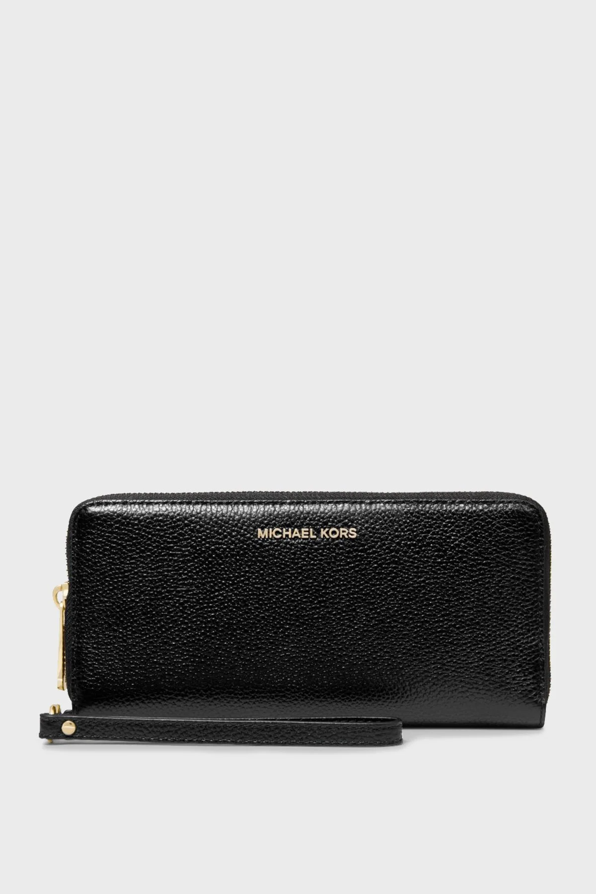 Michael Kors Logolu Hakiki Deri Jet Set Bayan Cüzdan 34F9GM9E9L 001 SİYAH - 1